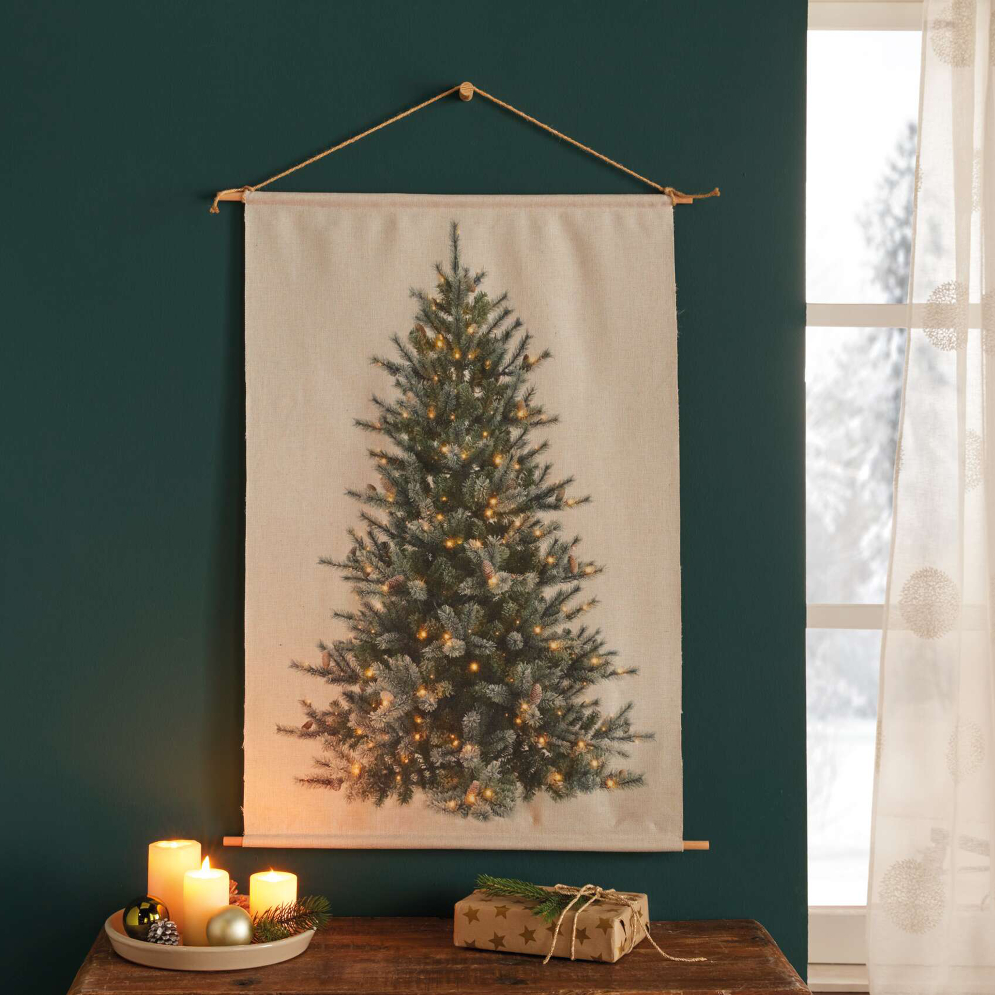 Acheter Décoration murale "Sapin de Noël"  dans la boutique en ligne de Frank Flechtwaren pour Décorations murales