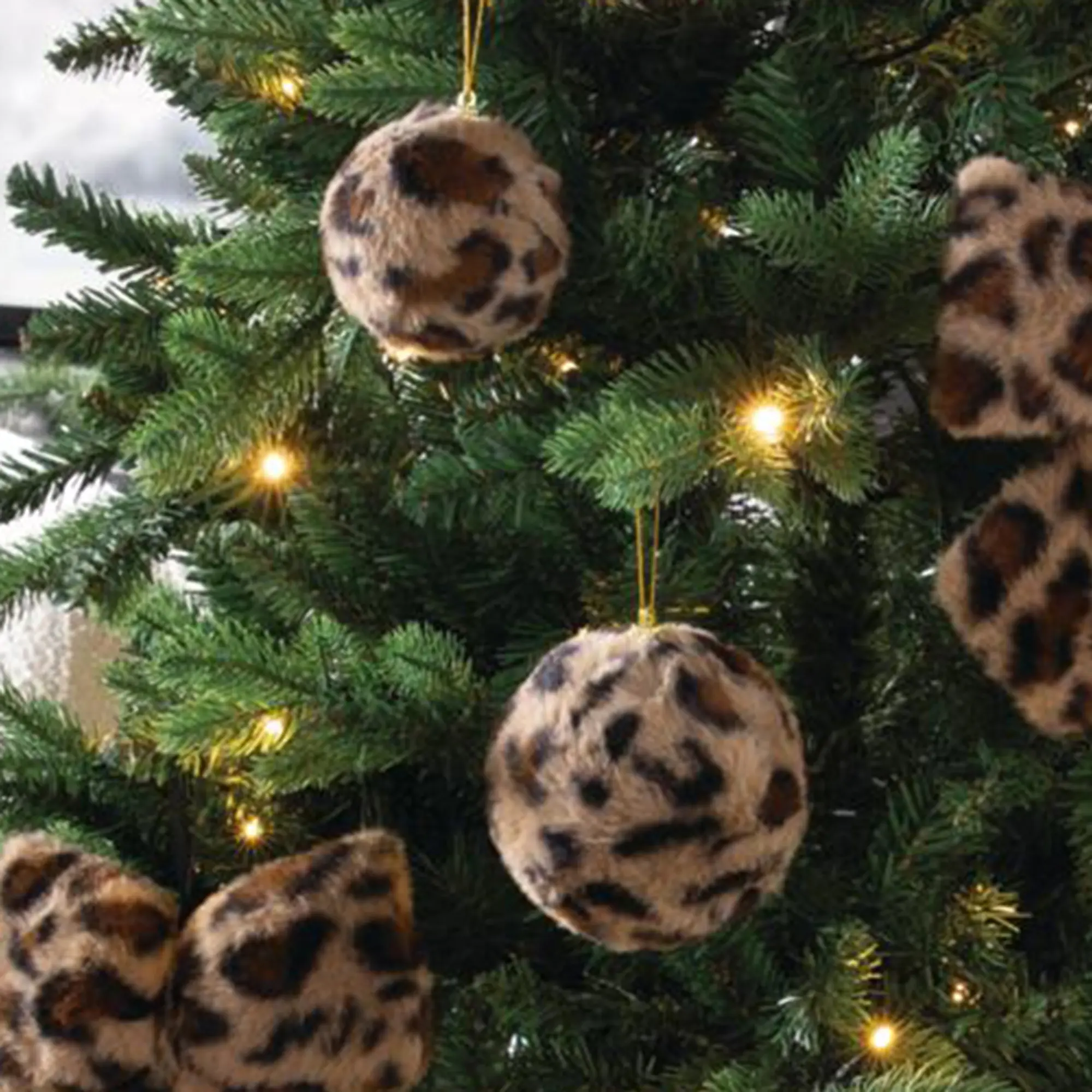 Acheter Boule de Noël « Leo », lot de 4 dans la boutique en ligne de Frank Flechtwaren