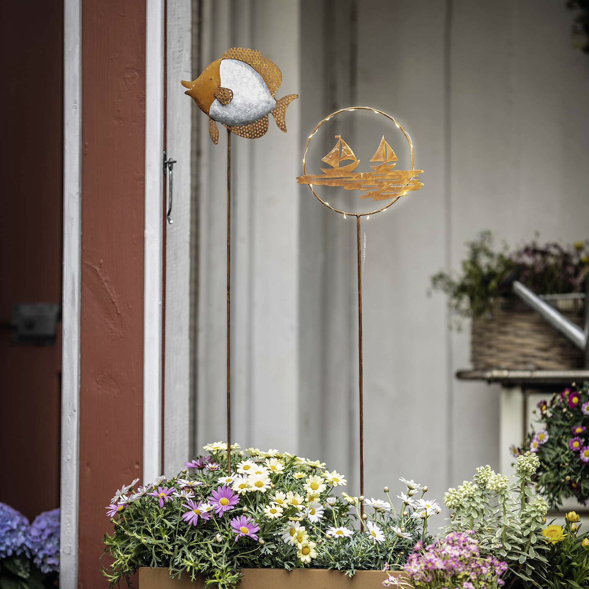 Acheter Pic de jardin "poisson"  dans la boutique en ligne de Frank Flechtwaren