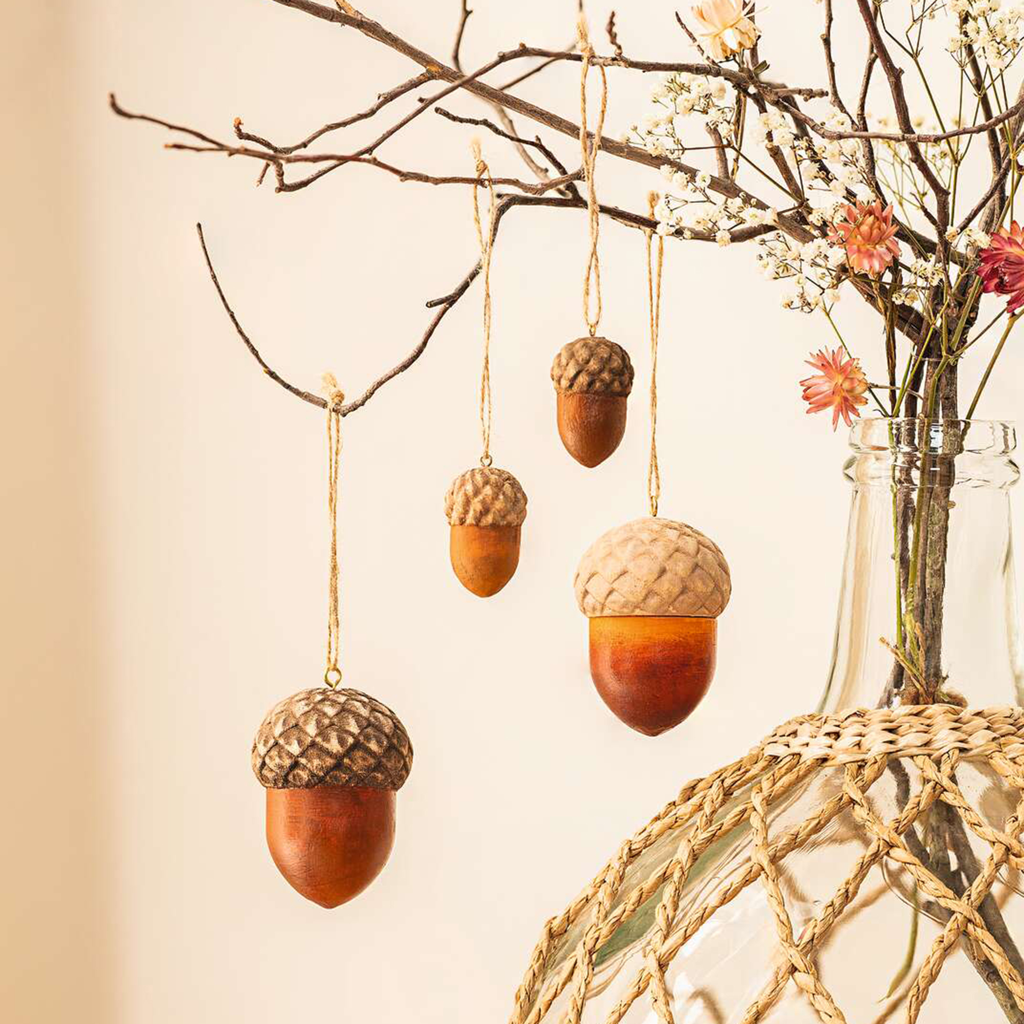 Acheter Lot de 4 suspensions "glands"  dans la boutique en ligne de Frank Flechtwaren pour Série titre automne/hiver