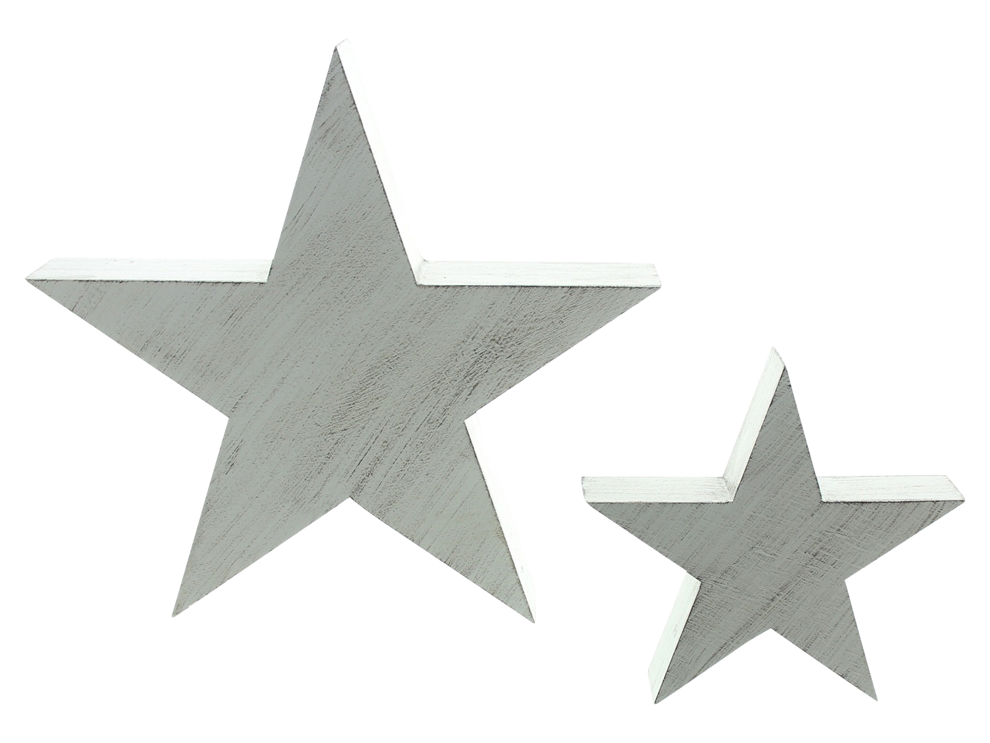 Acheter Lot de 2 étoiles "Whitewashed"  dans la boutique en ligne de Frank Flechtwaren pour Étoiles