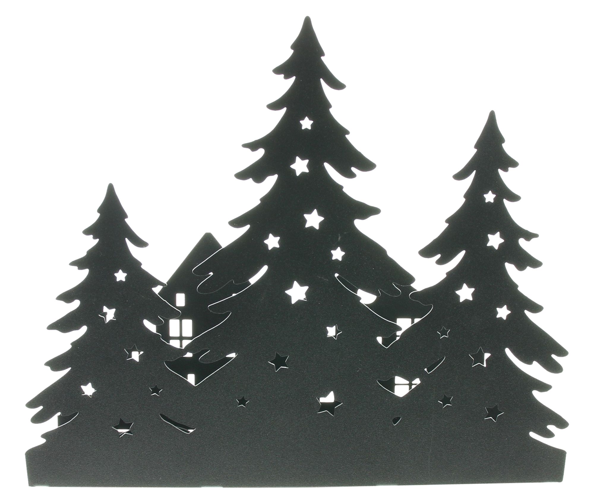 Acheter Support bougies "maisons dans la forêt"  dans la boutique en ligne de Frank Flechtwaren pour Photophore