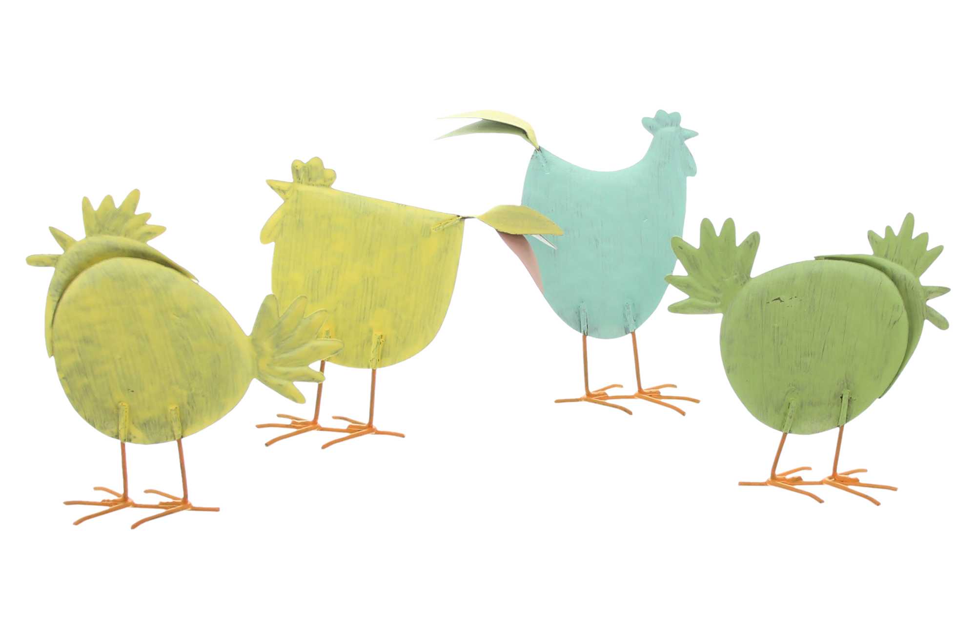 Acheter Bande de poules couleurs vives", 4 pcs.  dans la boutique en ligne de Frank Flechtwaren pour Pâques