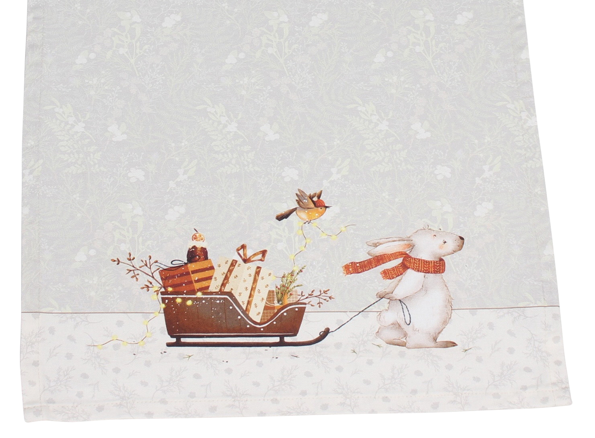 Acheter Chemin de table "lapin de Noël"  dans la boutique en ligne de Frank Flechtwaren pour Nouvel arrivage