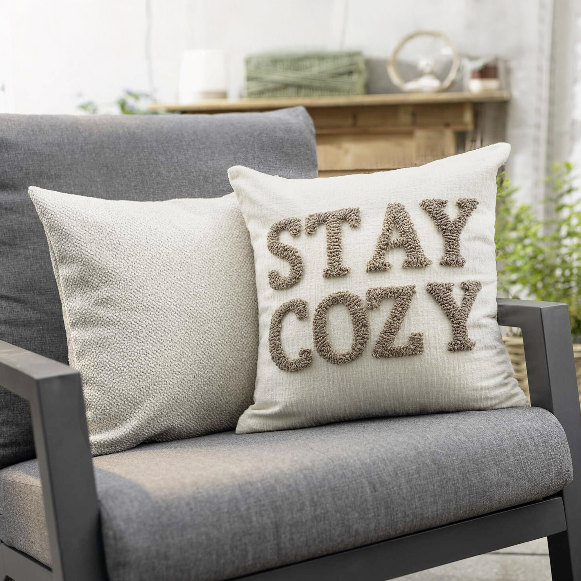 Acheter Housse de coussin "Cozy"  dans la boutique en ligne de Frank Flechtwaren