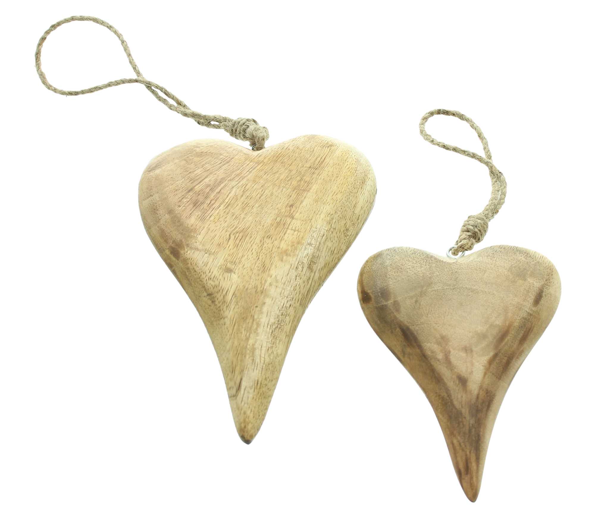 Acheter Lot de 2 suspensions "coeur"  dans la boutique en ligne de Frank Flechtwaren pour Automne