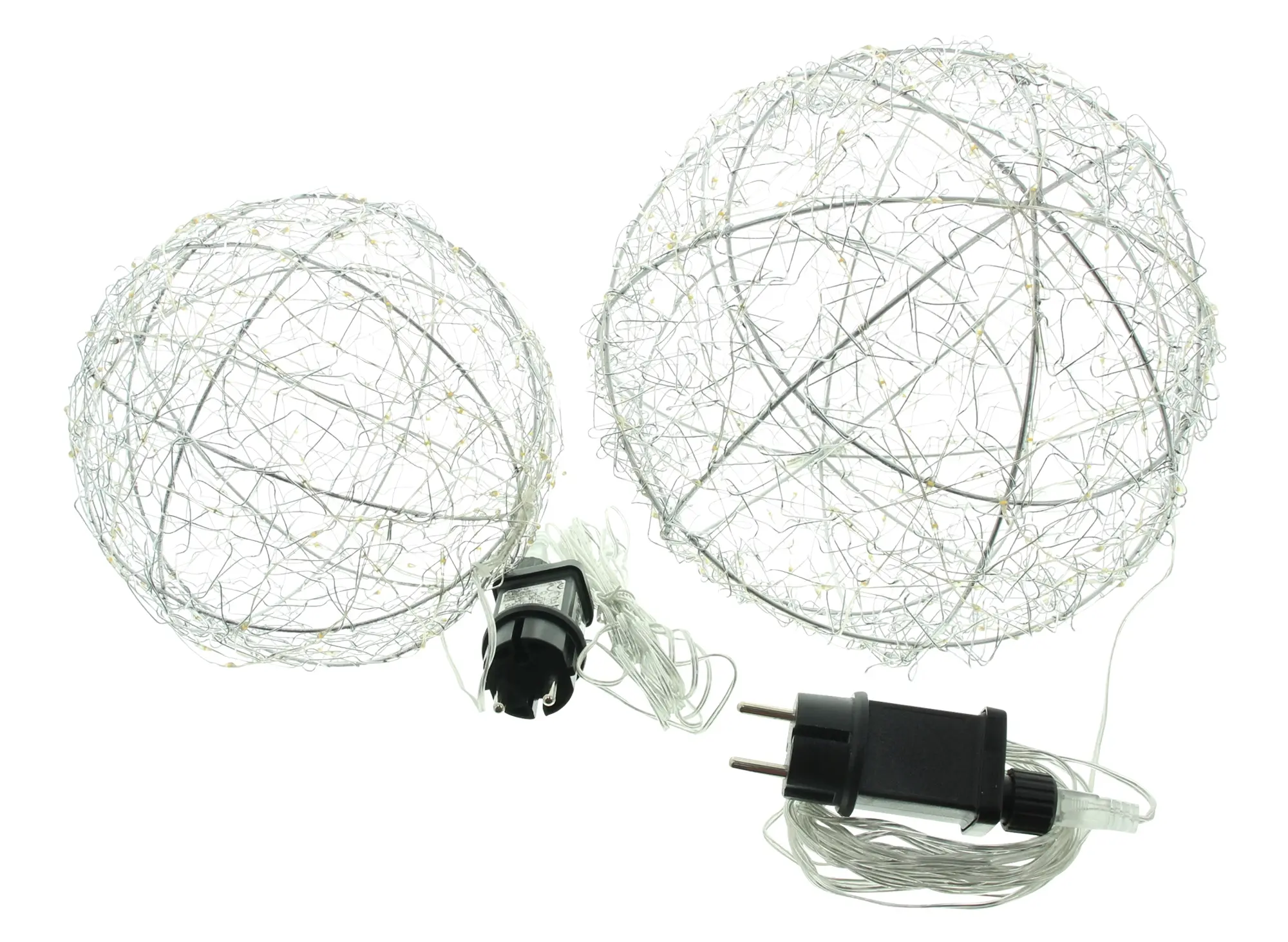 Acheter Lot de 2 sphères LED " Glow"  dans la boutique en ligne de Frank Flechtwaren pour Balcon
