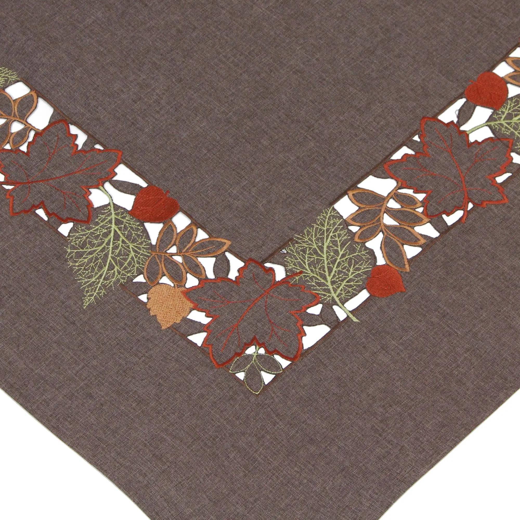 Acheter Nappe "automne", brun  dans la boutique en ligne de Frank Flechtwaren pour Nappes