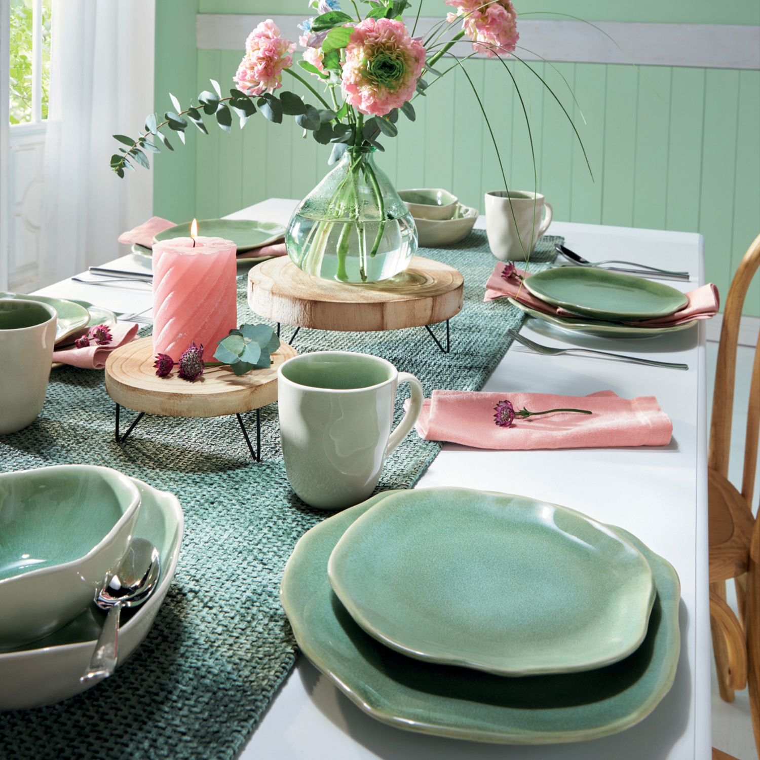 Acheter Lot de 2 assiettes "organic"  dans la boutique en ligne de Frank Flechtwaren pour Cuisine