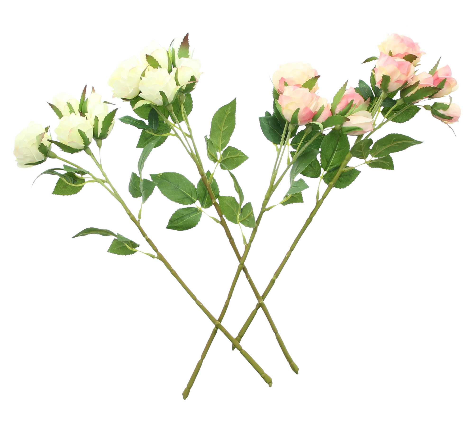 Acheter Lot de 4 fleurs synthétiques "amour de roses"  dans la boutique en ligne de Frank Flechtwaren pour Pâques