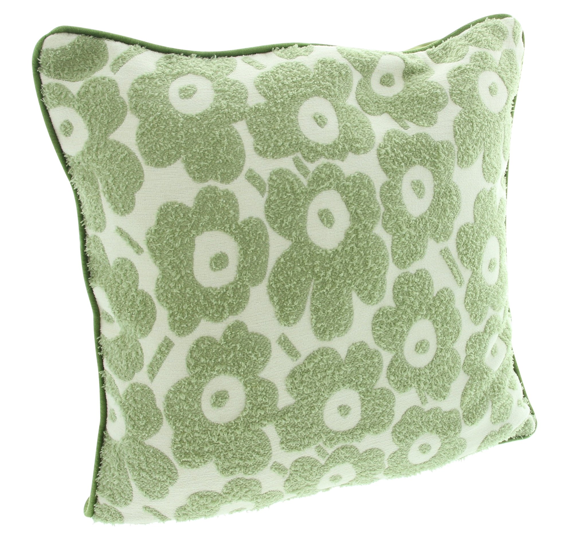 Acheter Housse de coussin "Green Flowers"  dans la boutique en ligne de Frank Flechtwaren pour Remplissages