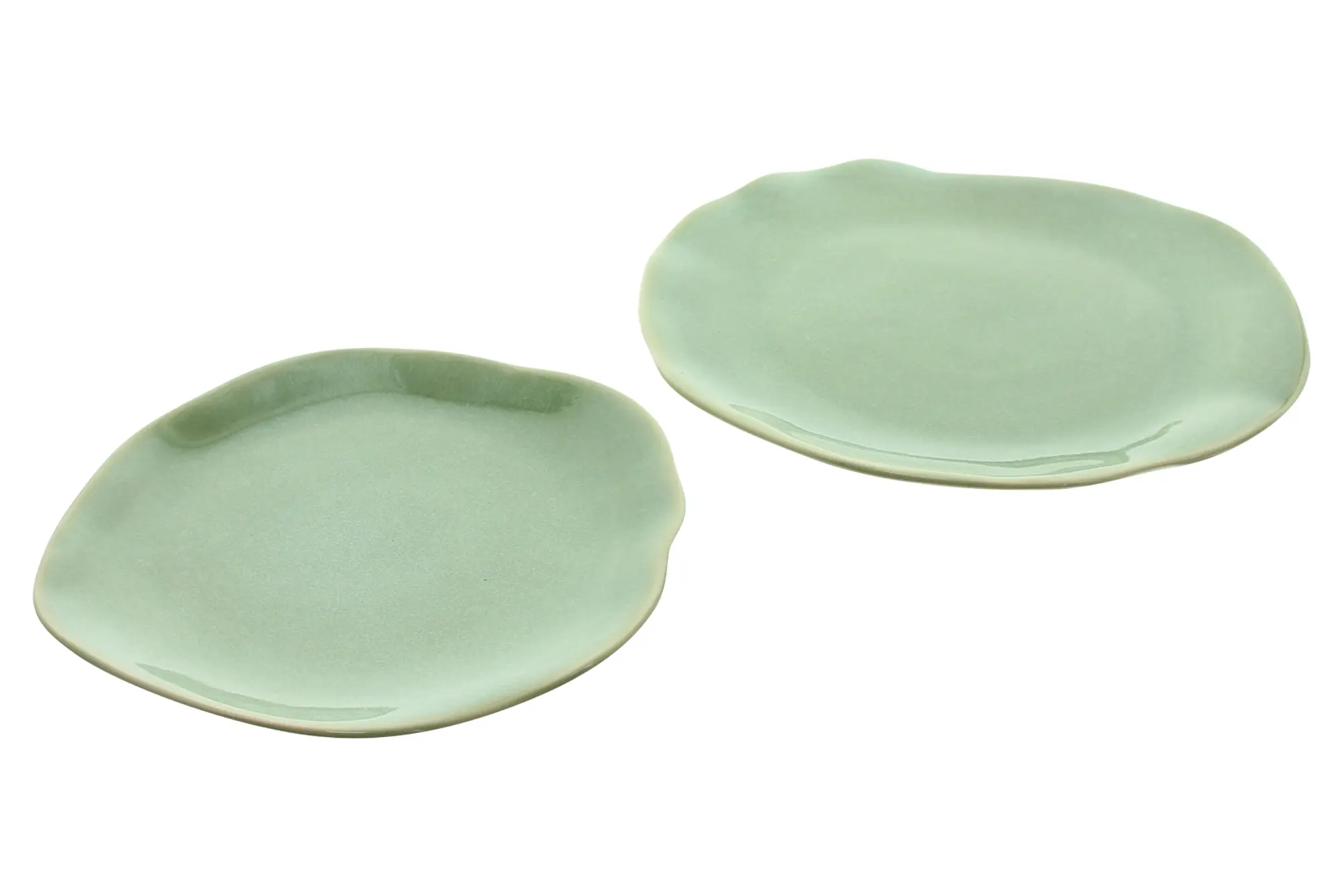 Acheter Lot de 2 assiettes "organic"  dans la boutique en ligne de Frank Flechtwaren