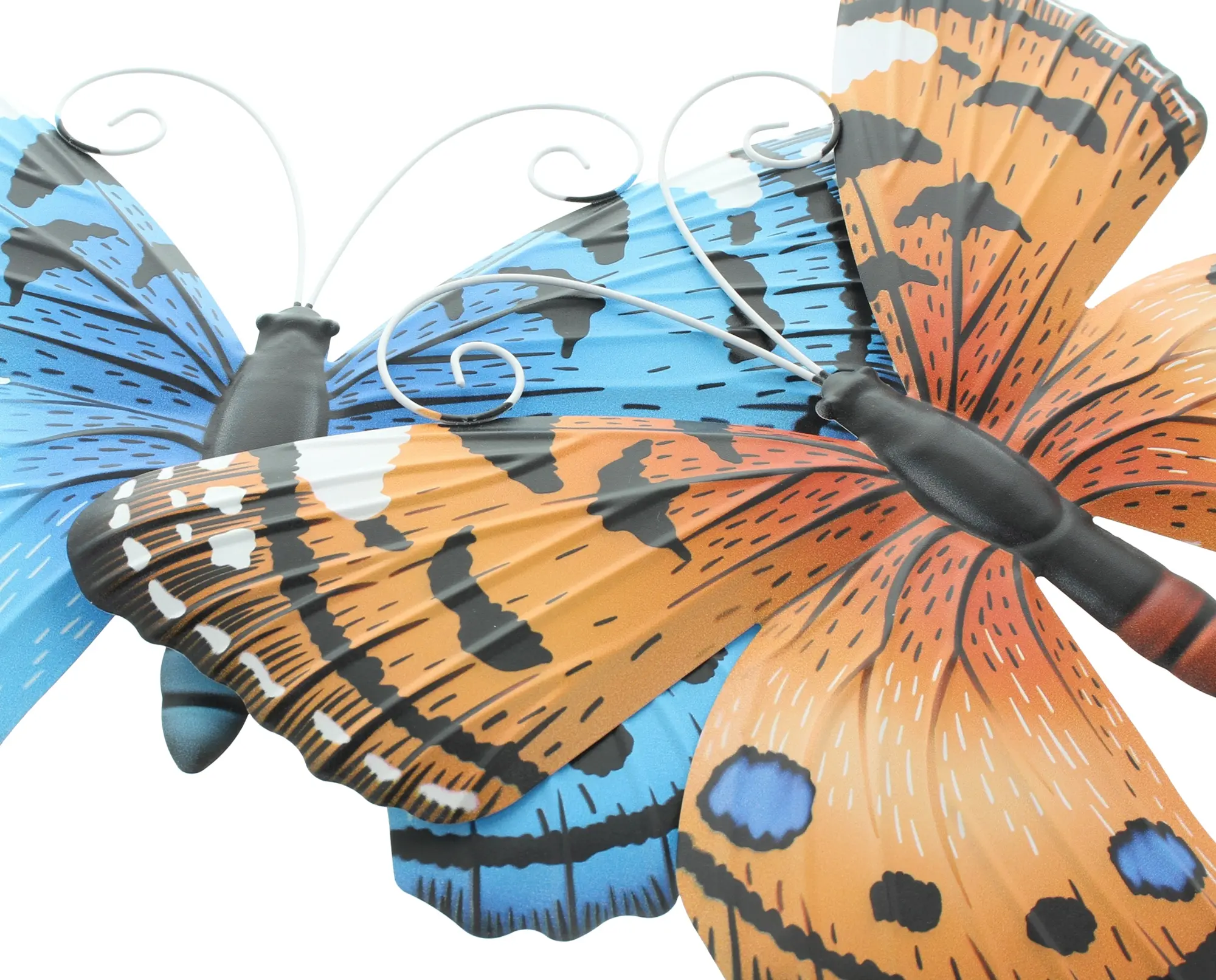 Acheter Lot de 2 papillons "bleu &amp; orange"  dans la boutique en ligne de Frank Flechtwaren pour Suspensions décoratives