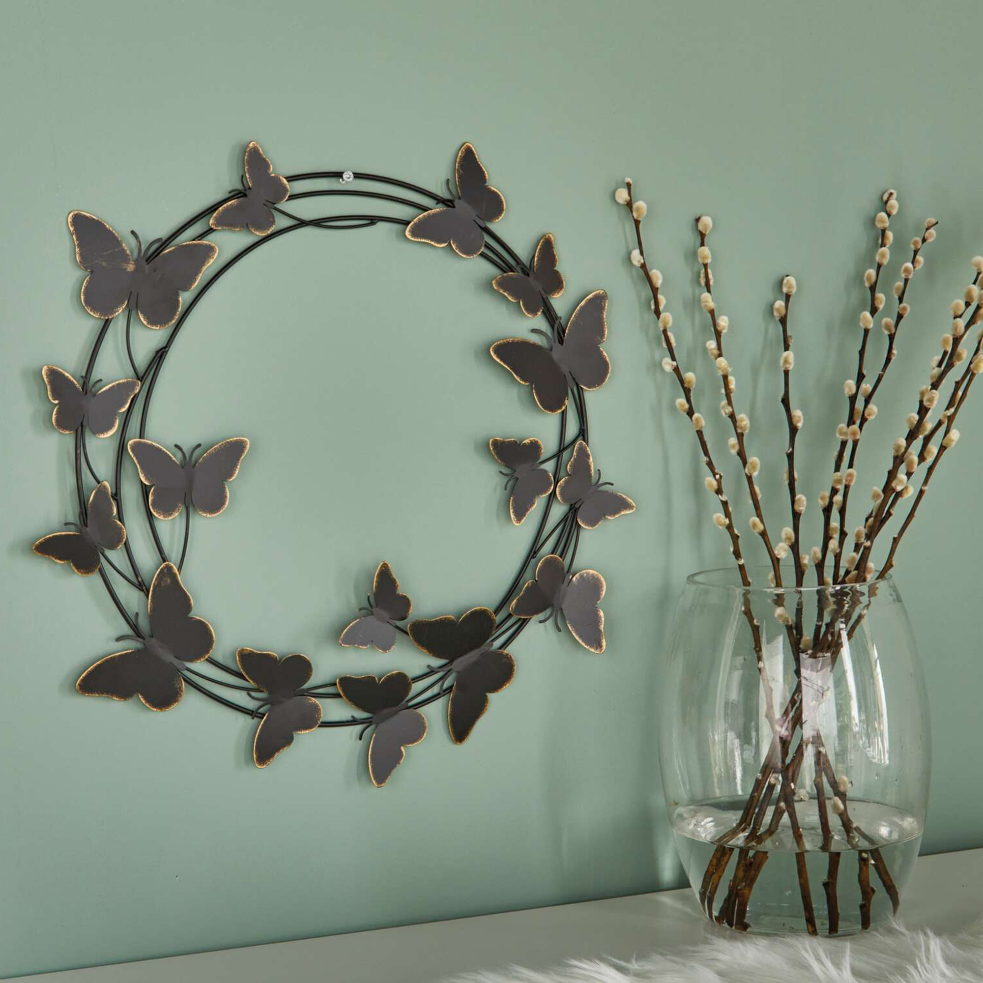 Acheter Décoration murale "papillons"  dans la boutique en ligne de Frank Flechtwaren