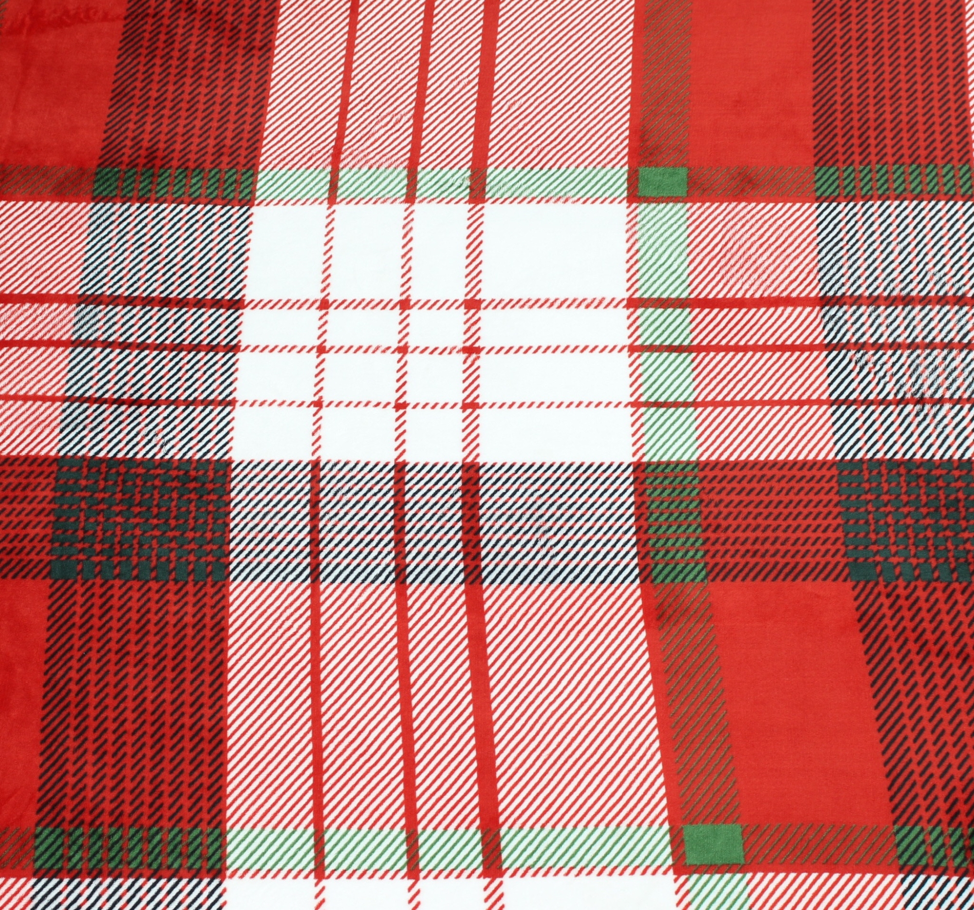 Acheter Couverture douillette "carreaux de Noël"  dans la boutique en ligne de Frank Flechtwaren pour Automne