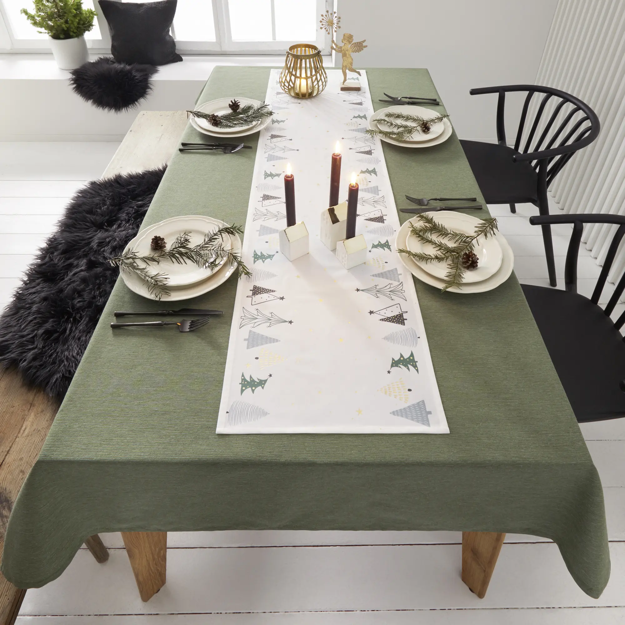 Acheter Nappe de table "vert forêt" dans la boutique en ligne de Frank Flechtwaren pour Pâques Acheter Nappe de table "vert forêt" dans la boutique en ligne de Frank Flechtwaren pour Pâques