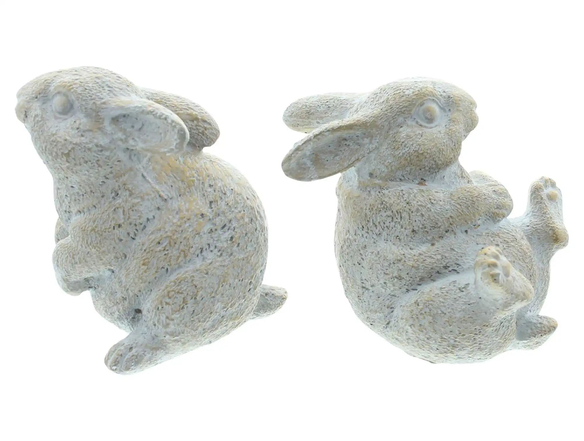 Acheter Lot de 2 lapins "Stone"  dans la boutique en ligne de Frank Flechtwaren pour Lapin &amp; co
