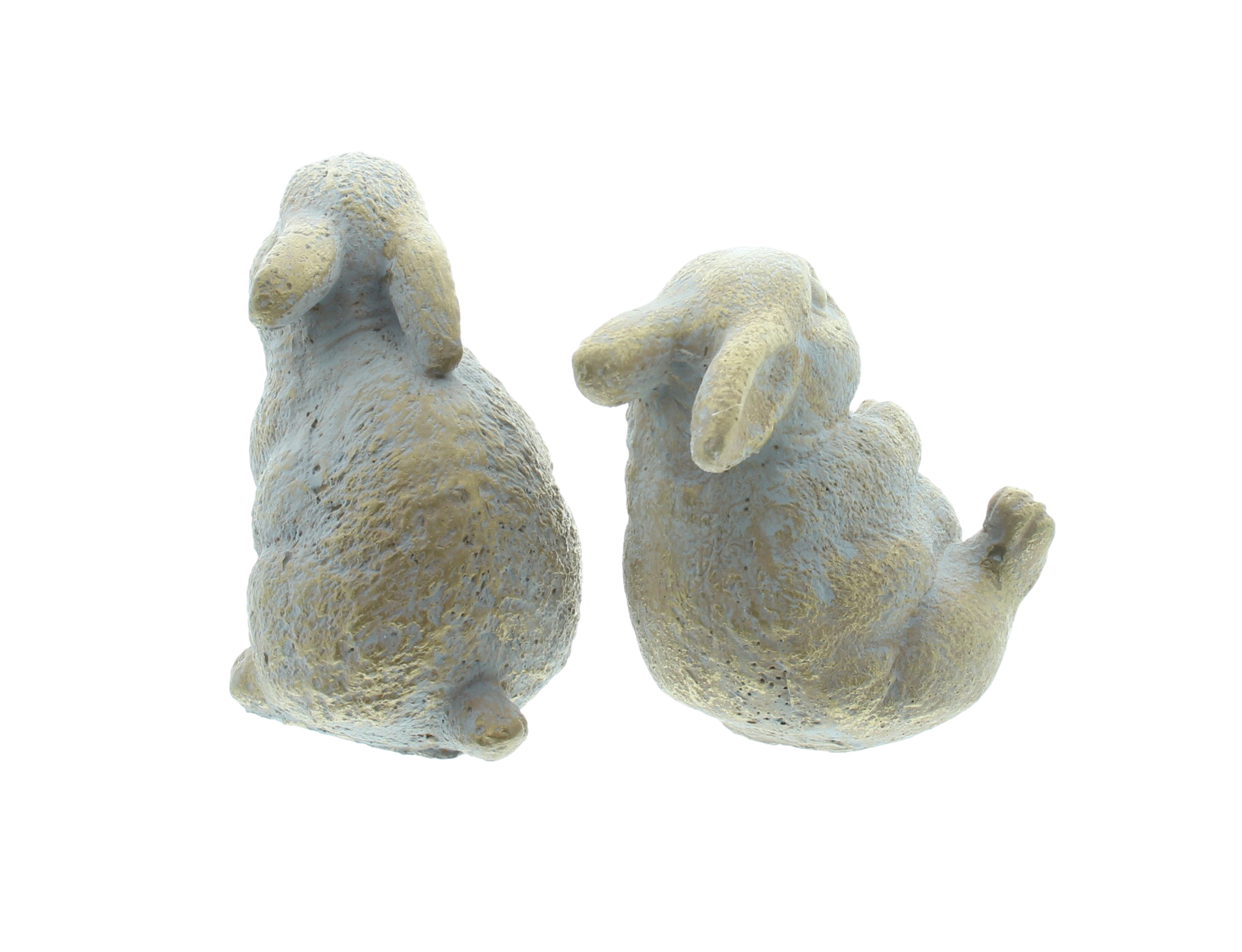 Acheter Lot de 2 lapins "Stone"  dans la boutique en ligne de Frank Flechtwaren pour 