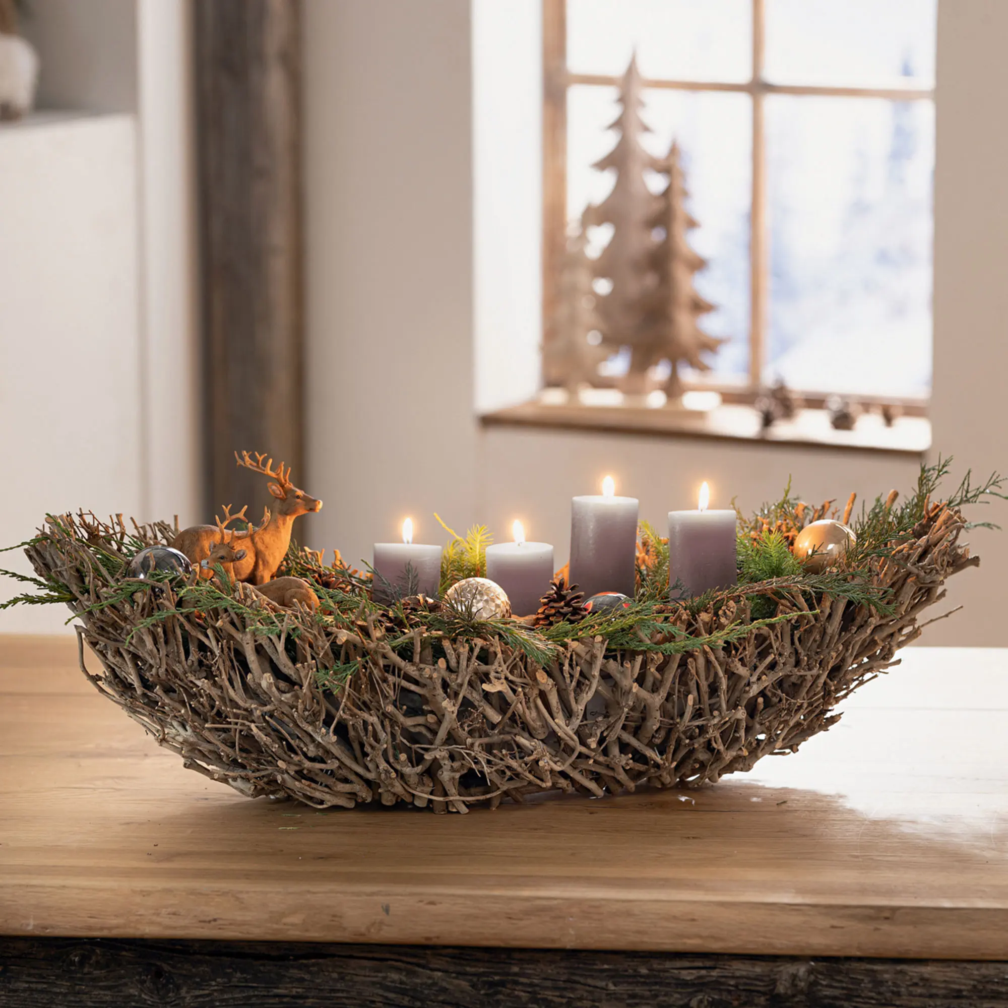 Acheter Coupe décorative "ramifiée"  dans la boutique en ligne de Frank Flechtwaren