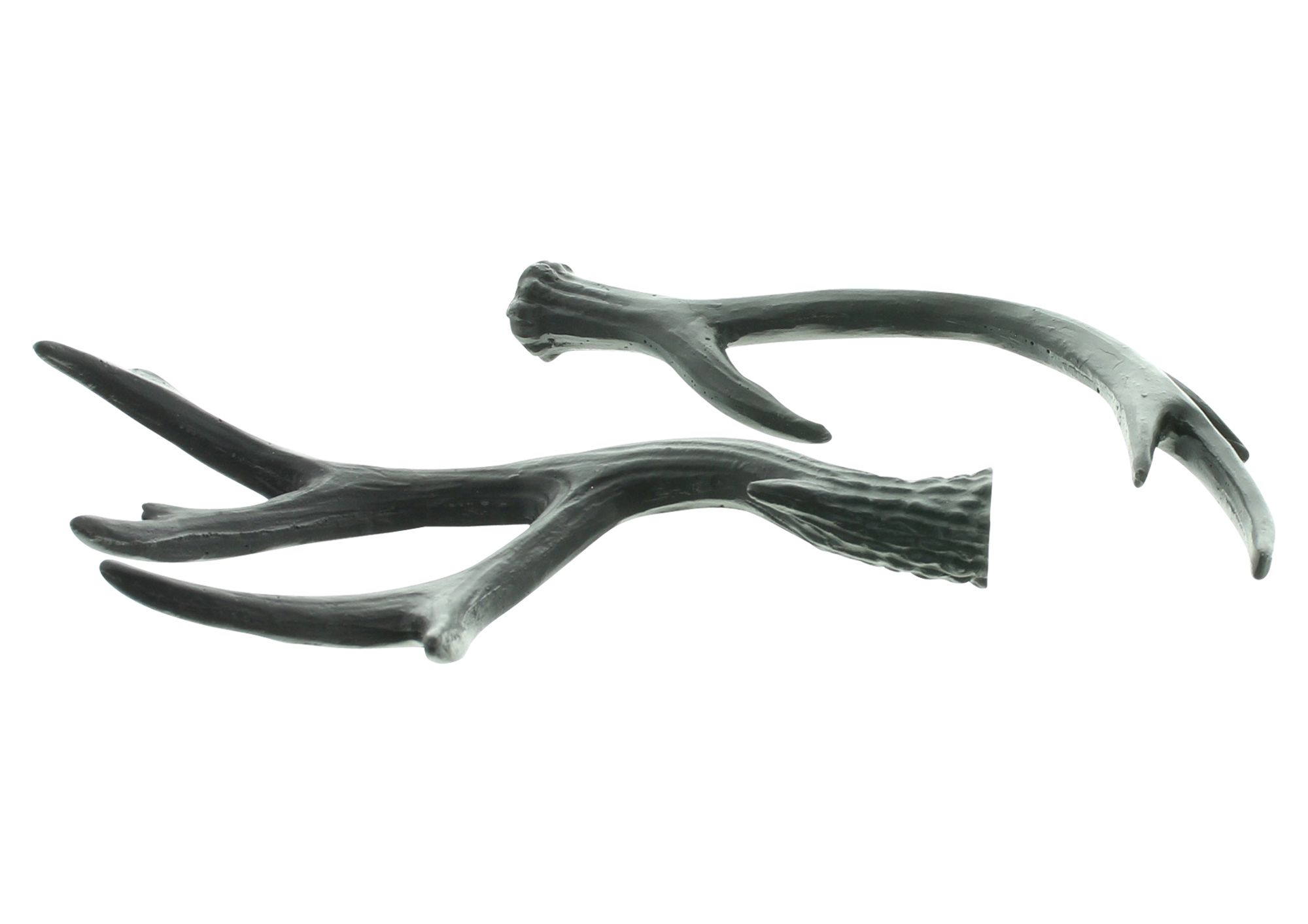 Acheter Lot de 2 bois de cerf "noir"  dans la boutique en ligne de Frank Flechtwaren pour Automne