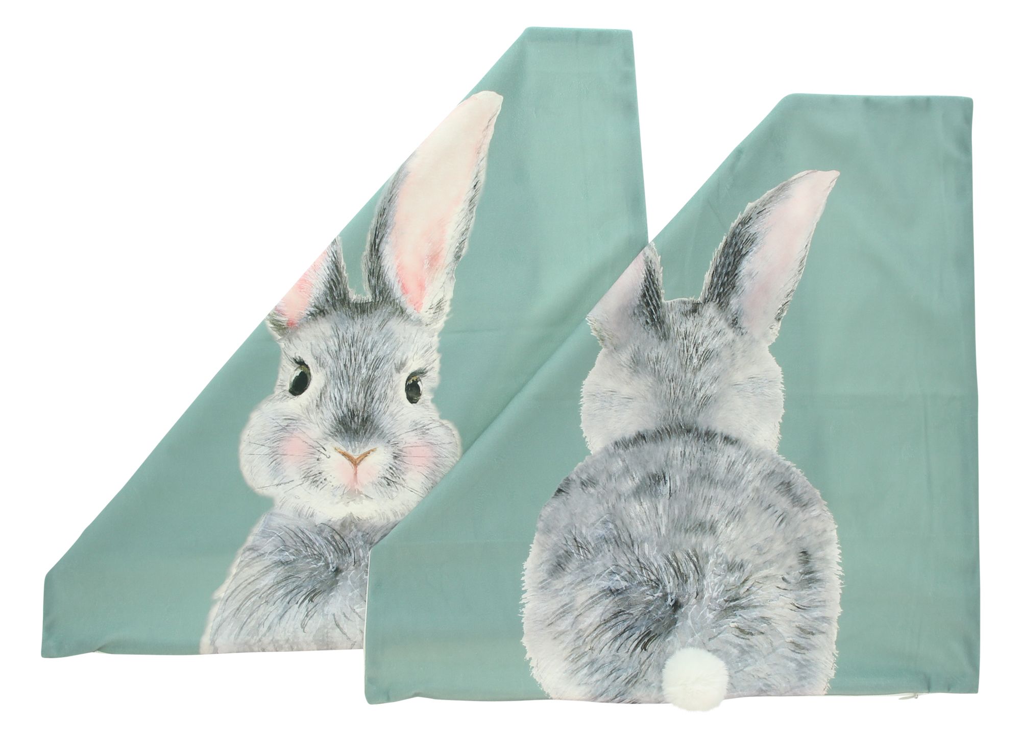 Acheter Lot de 2 housses de coussin "petit lapin"  dans la boutique en ligne de Frank Flechtwaren pour Coussins &amp; remplissages