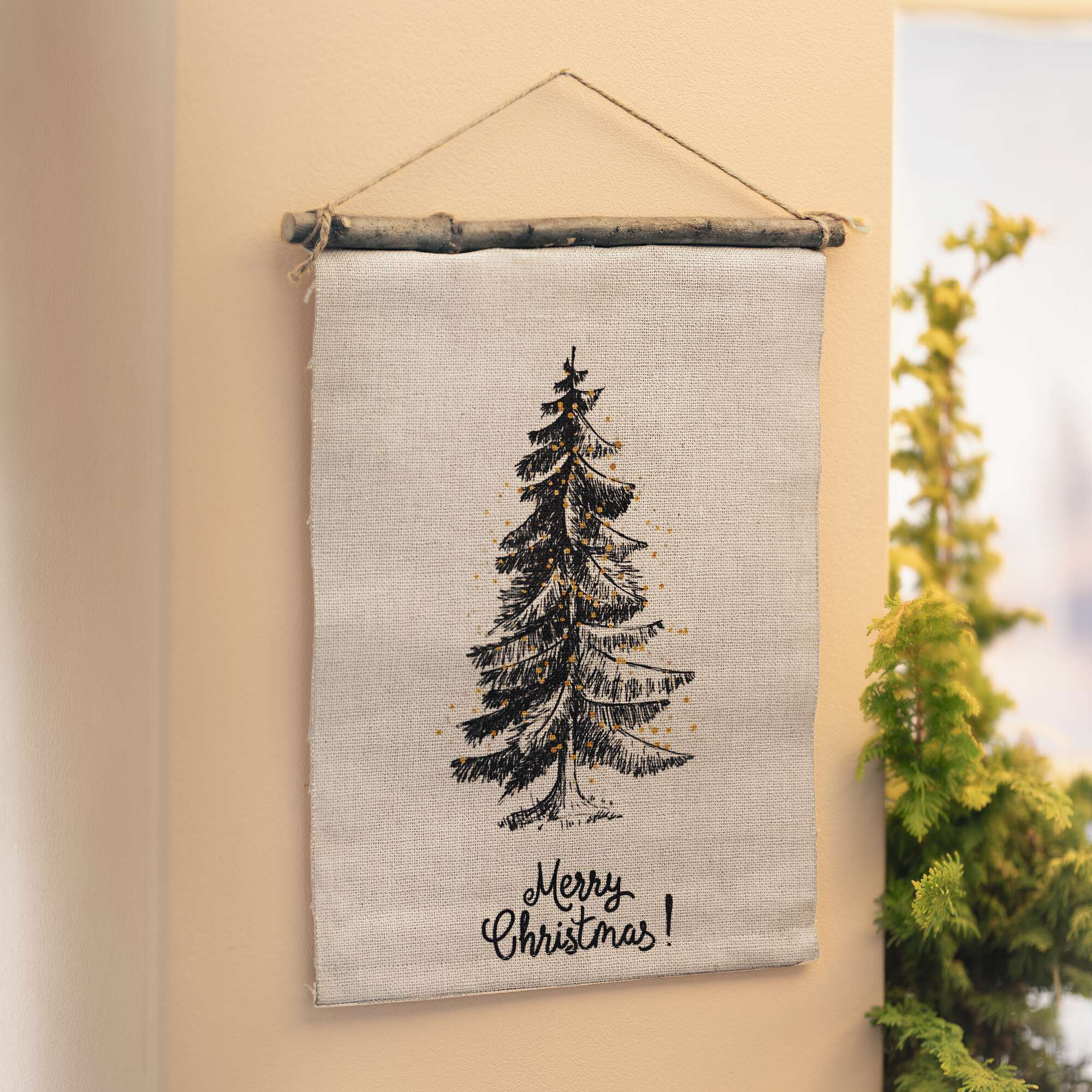 Acheter Décoration murale "Merry Christmas"  dans la boutique en ligne de Frank Flechtwaren