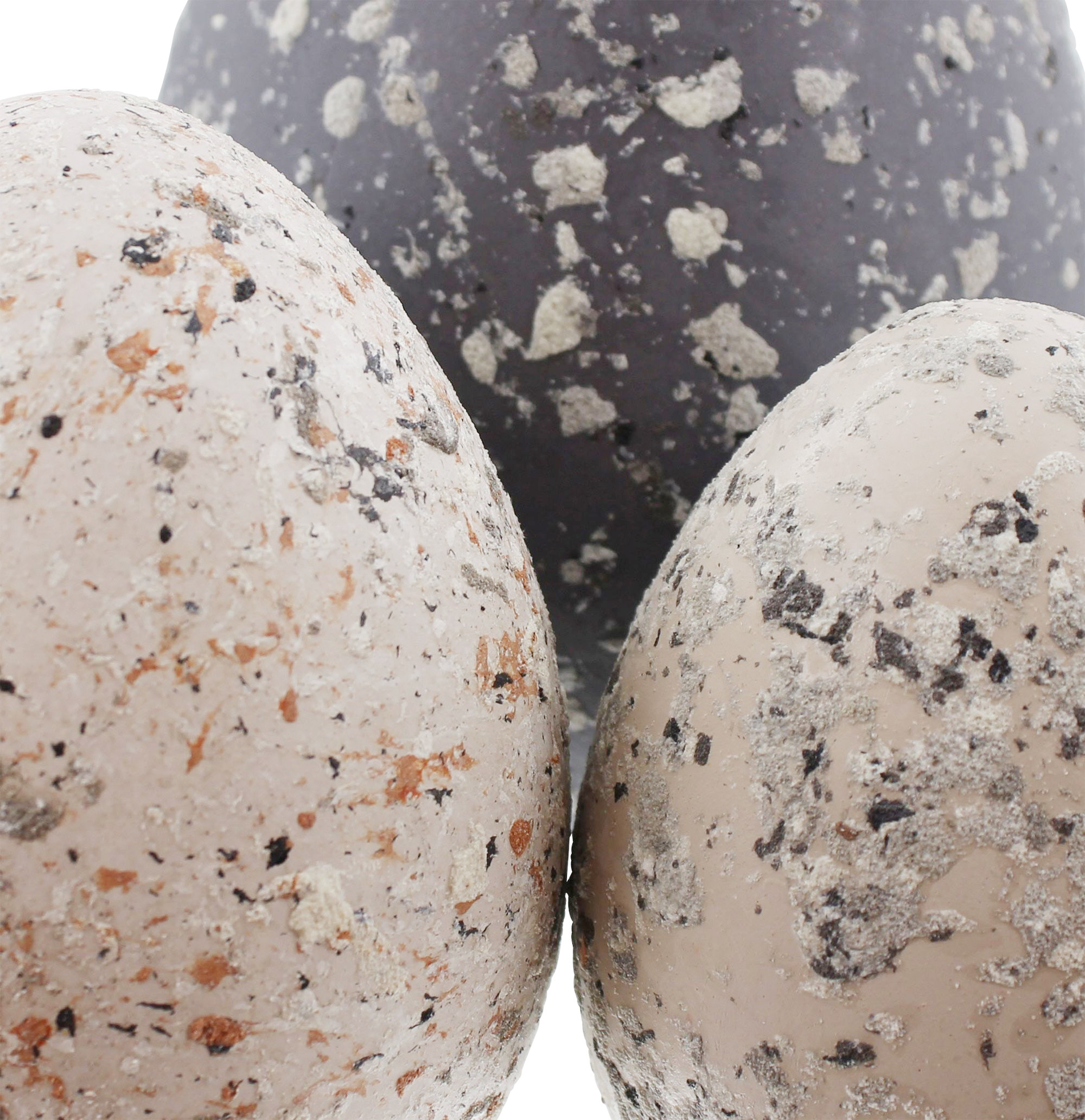 Acheter Lot de 3 œufs "granit"  dans la boutique en ligne de Frank Flechtwaren pour Oeufs Pâques