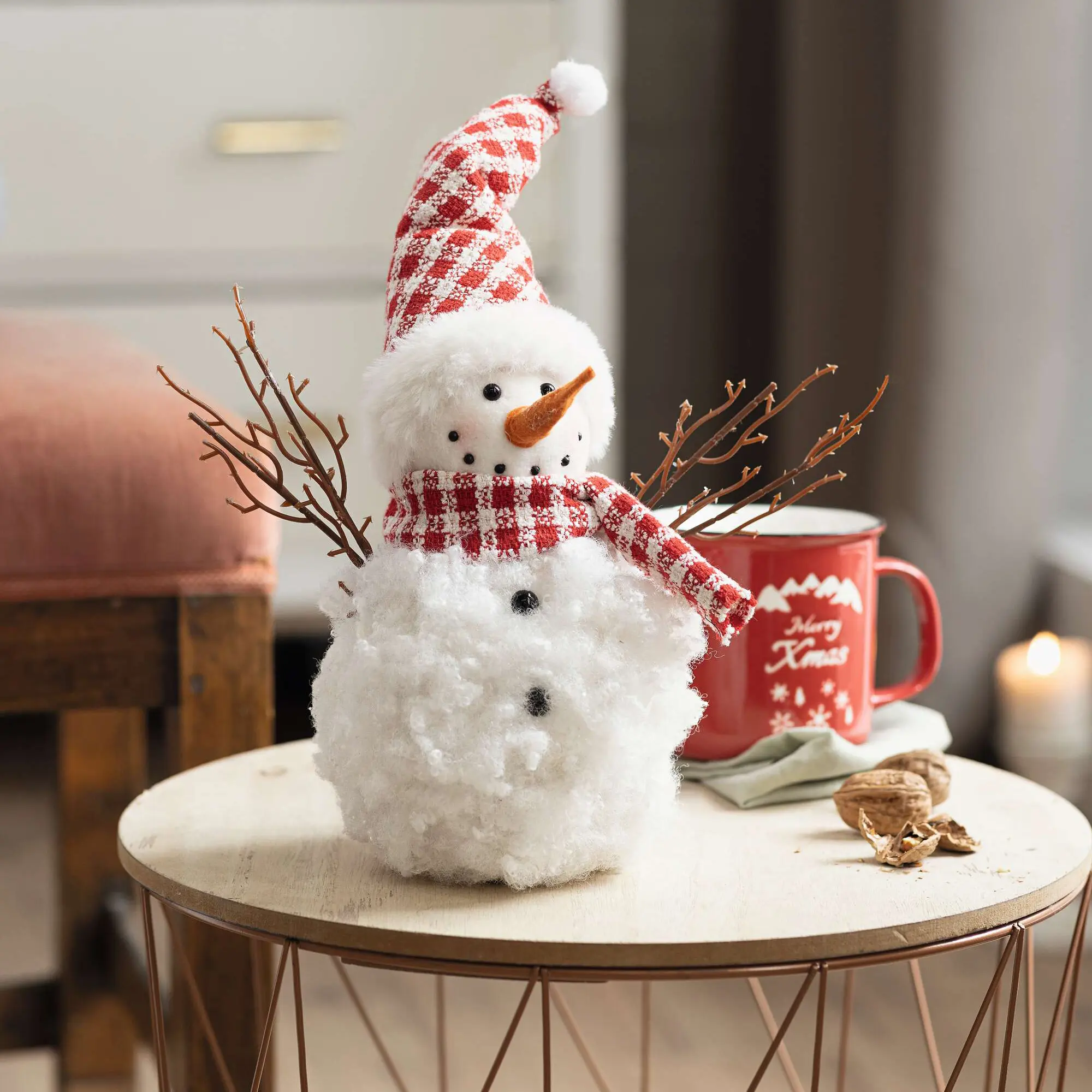 Acheter Bonhomme de neige "bonnet pointu"  dans la boutique en ligne de Frank Flechtwaren