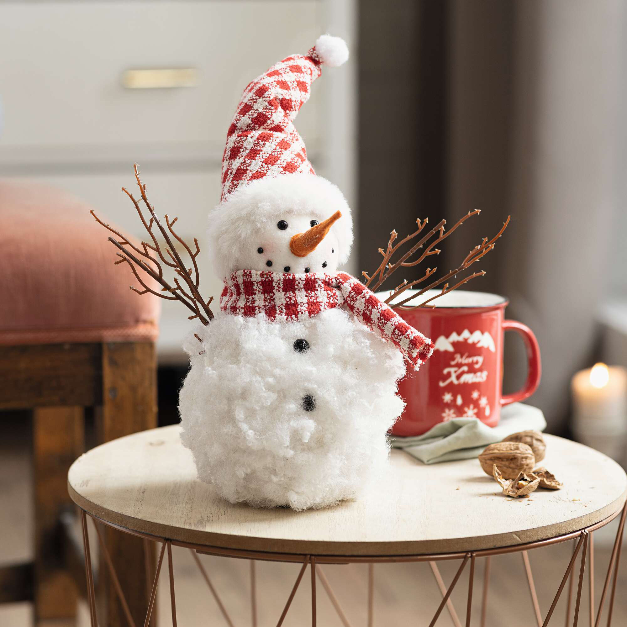 Acheter Bonhomme de neige "bonnet pointu"  dans la boutique en ligne de Frank Flechtwaren