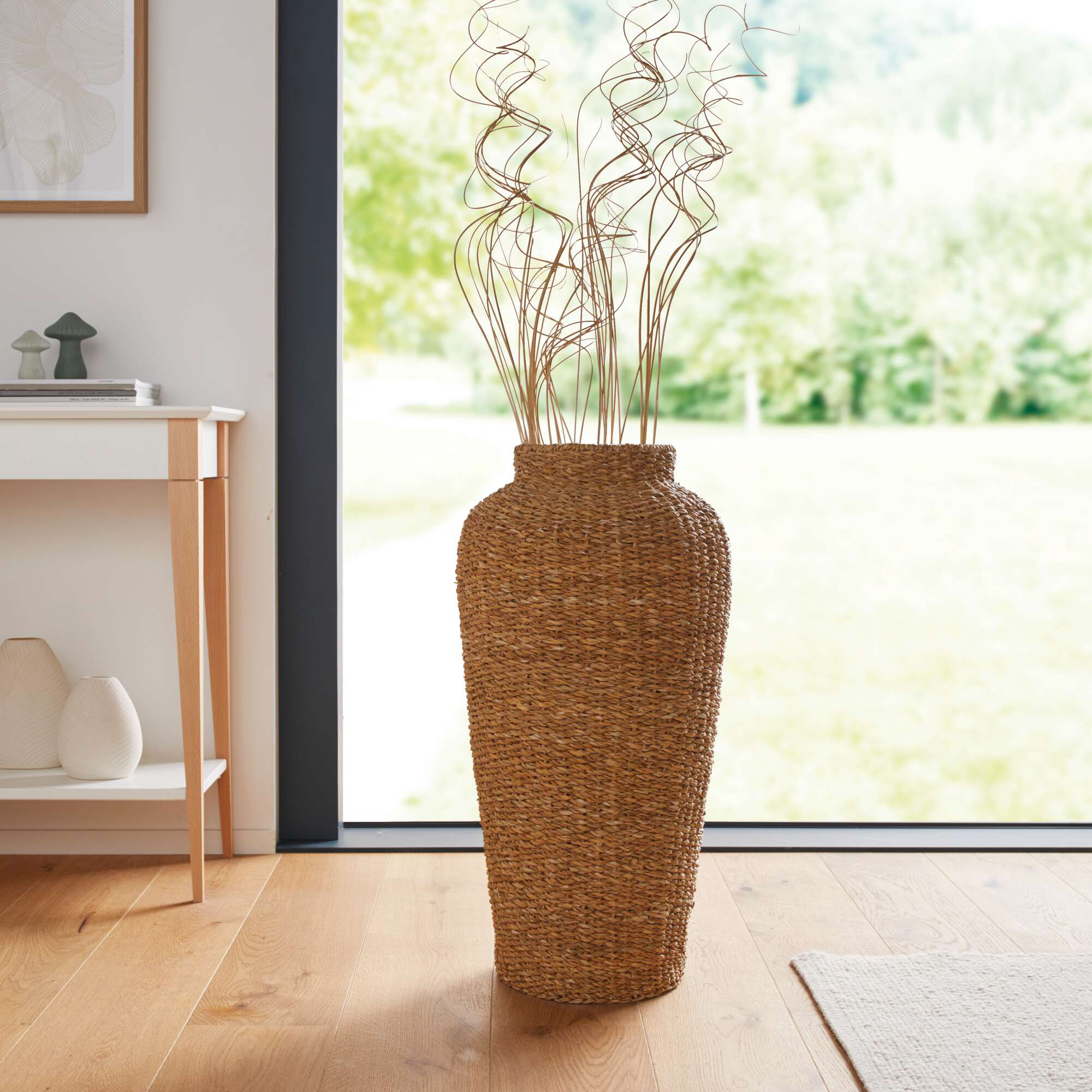 Acheter Vase de sol décoratif "jonc de mer"  dans la boutique en ligne de Frank Flechtwaren