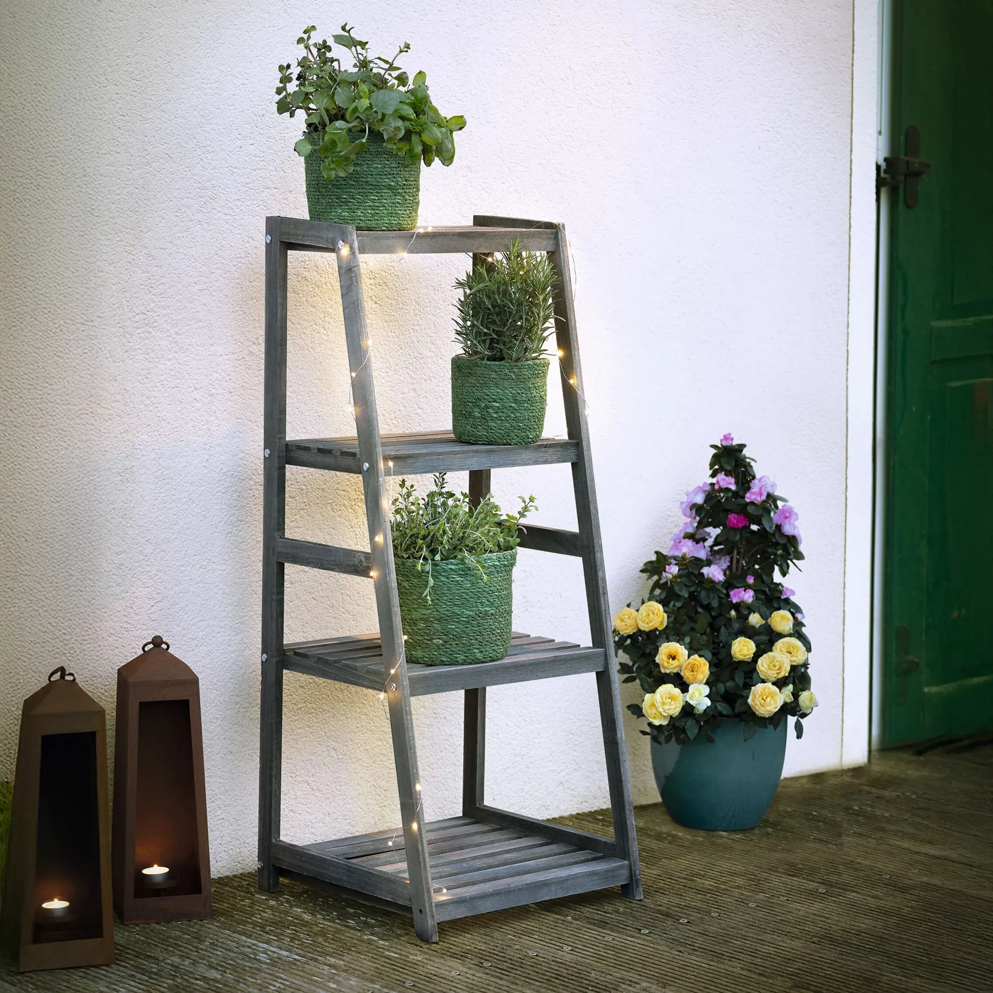 Acheter Étagère en bois "échelle"  dans la boutique en ligne de Frank Flechtwaren pour Étagères