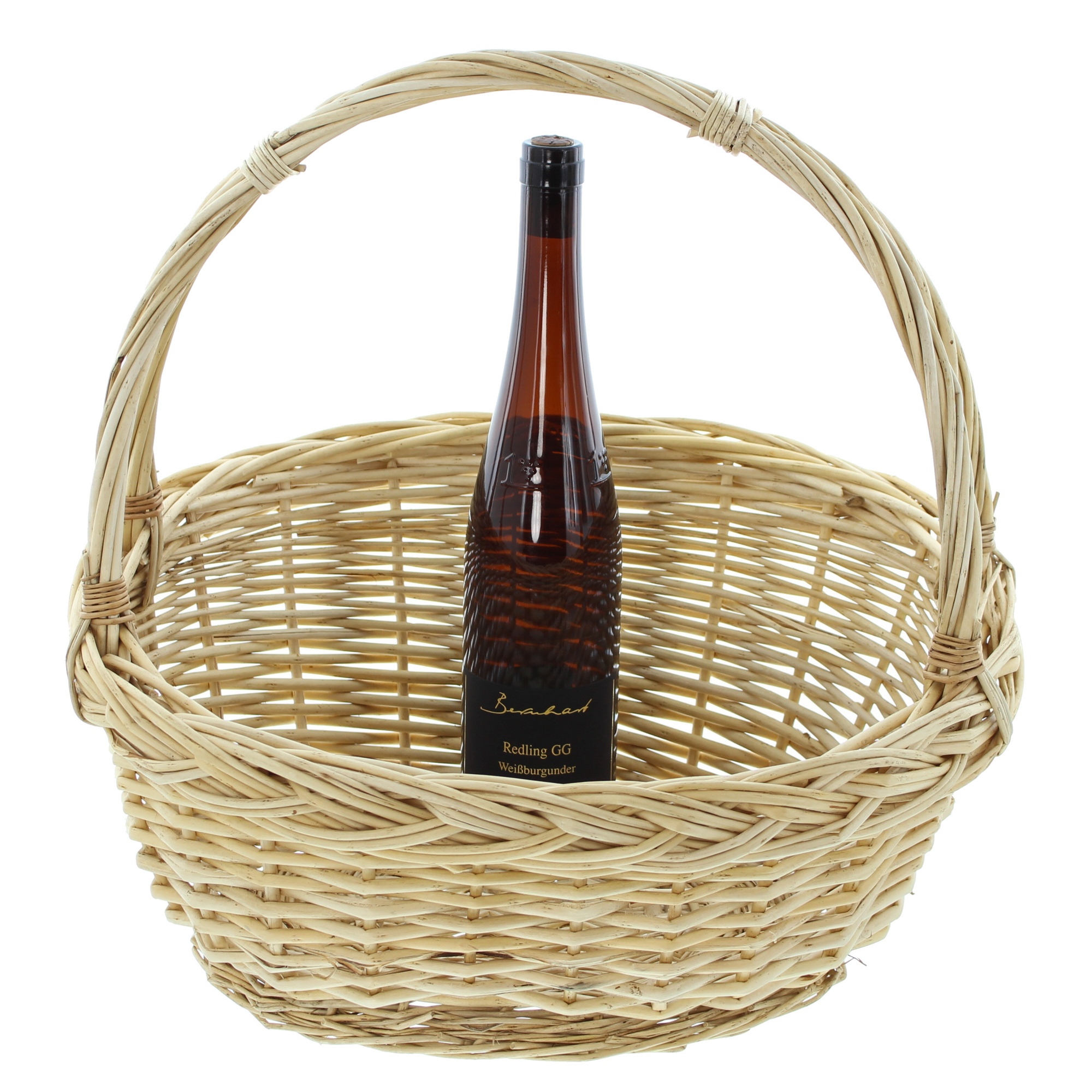 Acheter Panier à anse "bord tressé", GM  dans la boutique en ligne de Frank Flechtwaren pour Paniers cadeaux