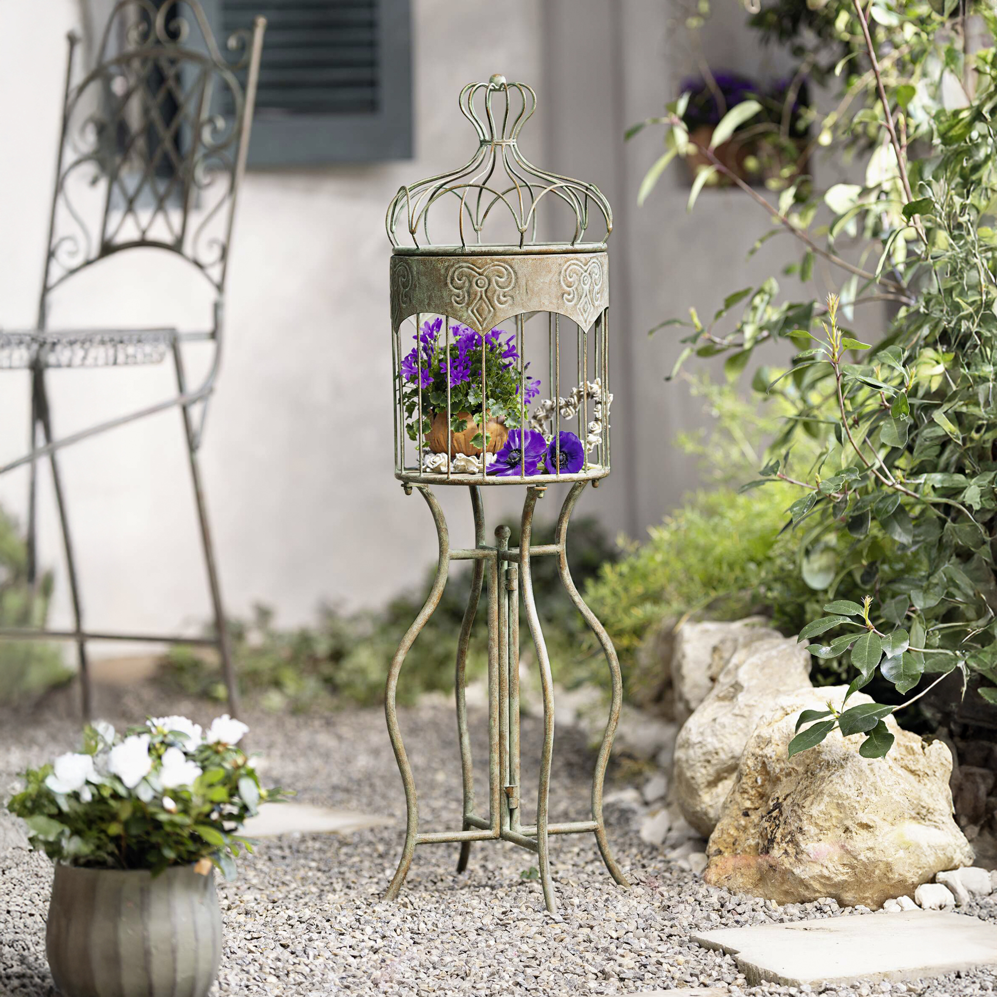 Acheter Cage décorative "maison d'oiseaux"  dans la boutique en ligne de Frank Flechtwaren