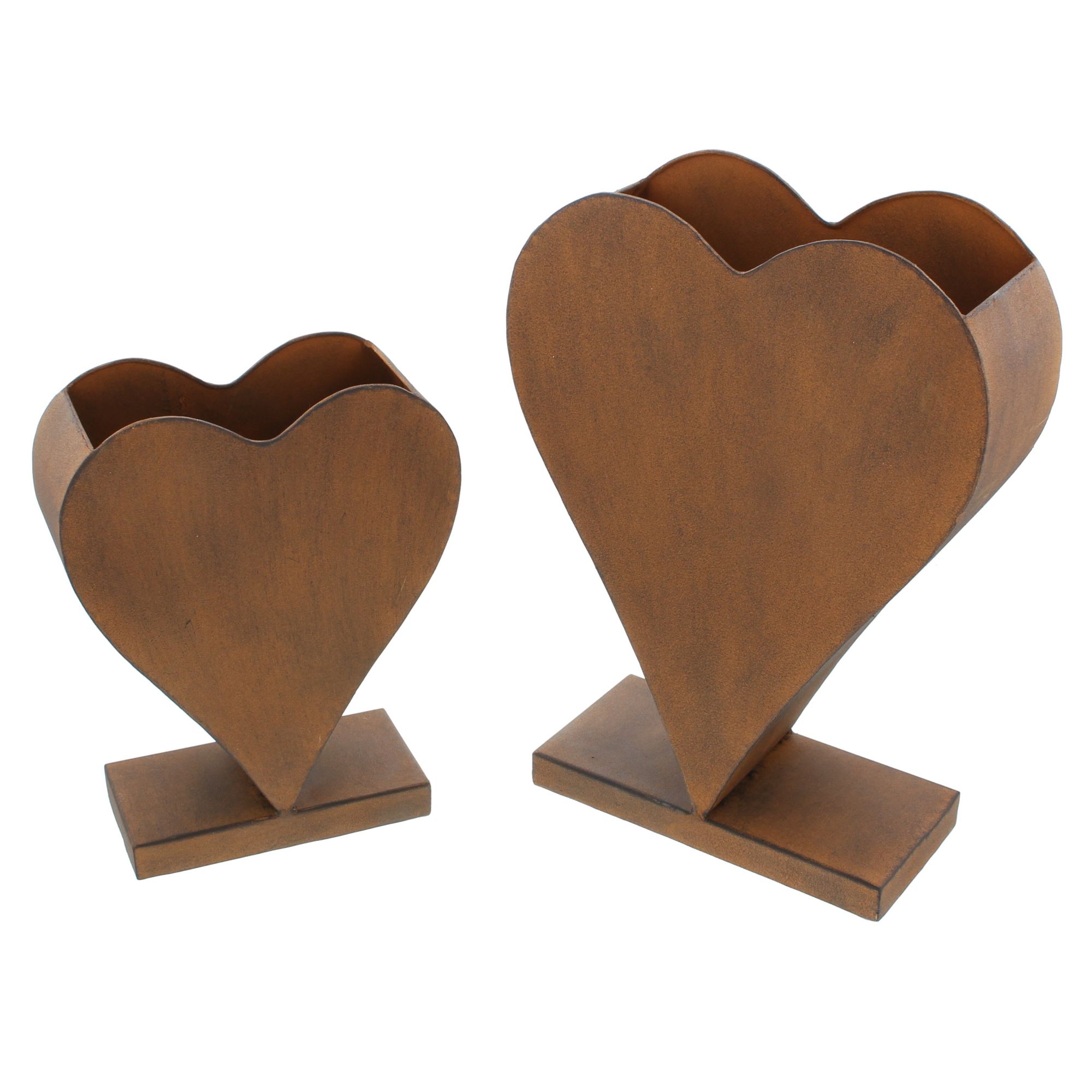 Acheter Lot de 2 "coeurs rouillés" dans la boutique en ligne de Frank Flechtwaren pour Automne Acheter Lot de 2 "coeurs rouillés" dans la boutique en ligne de Frank Flechtwaren pour Automne