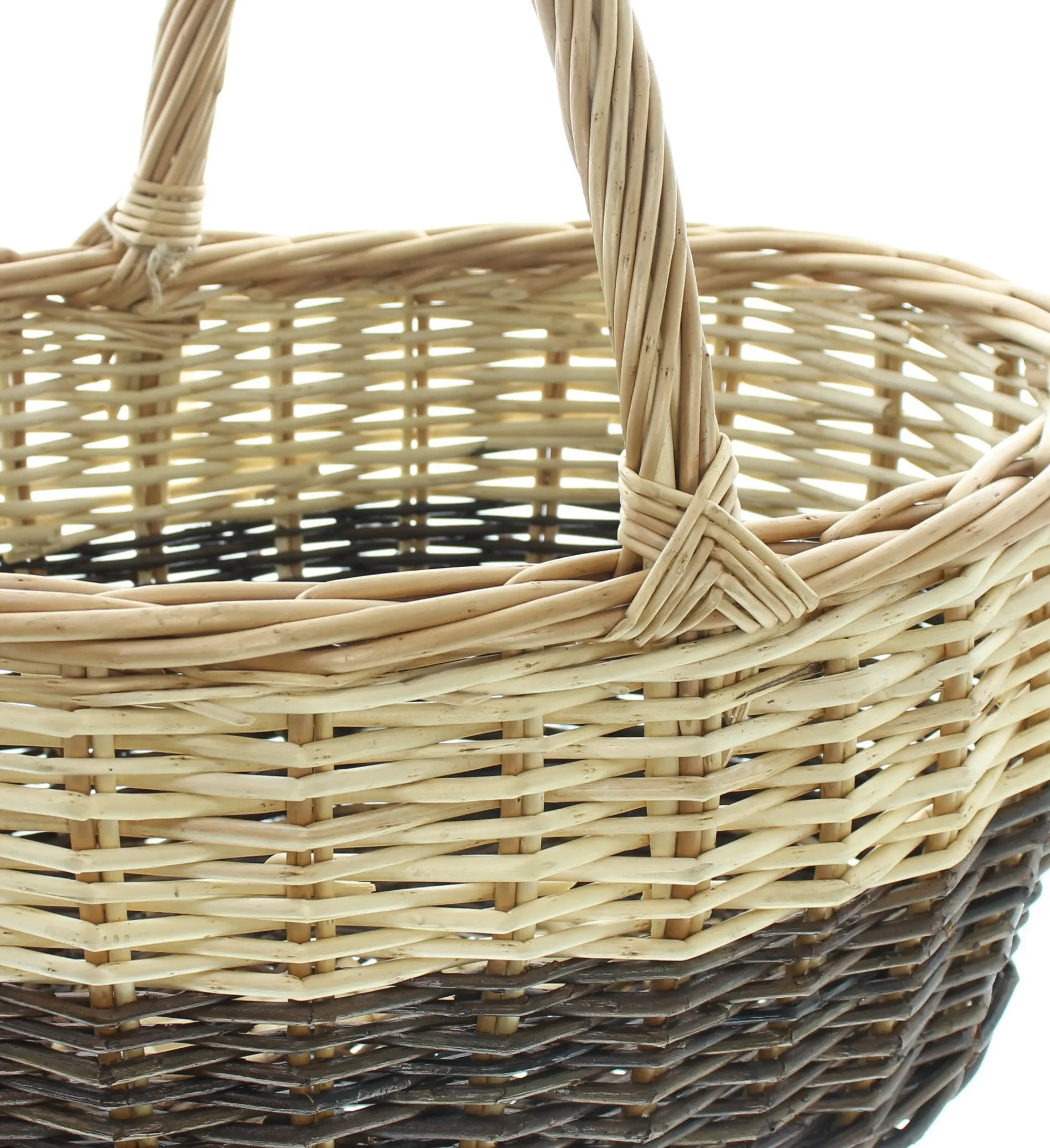 Acheter Panier à courses "bicolore"  dans la boutique en ligne de Frank Flechtwaren pour Cuisine