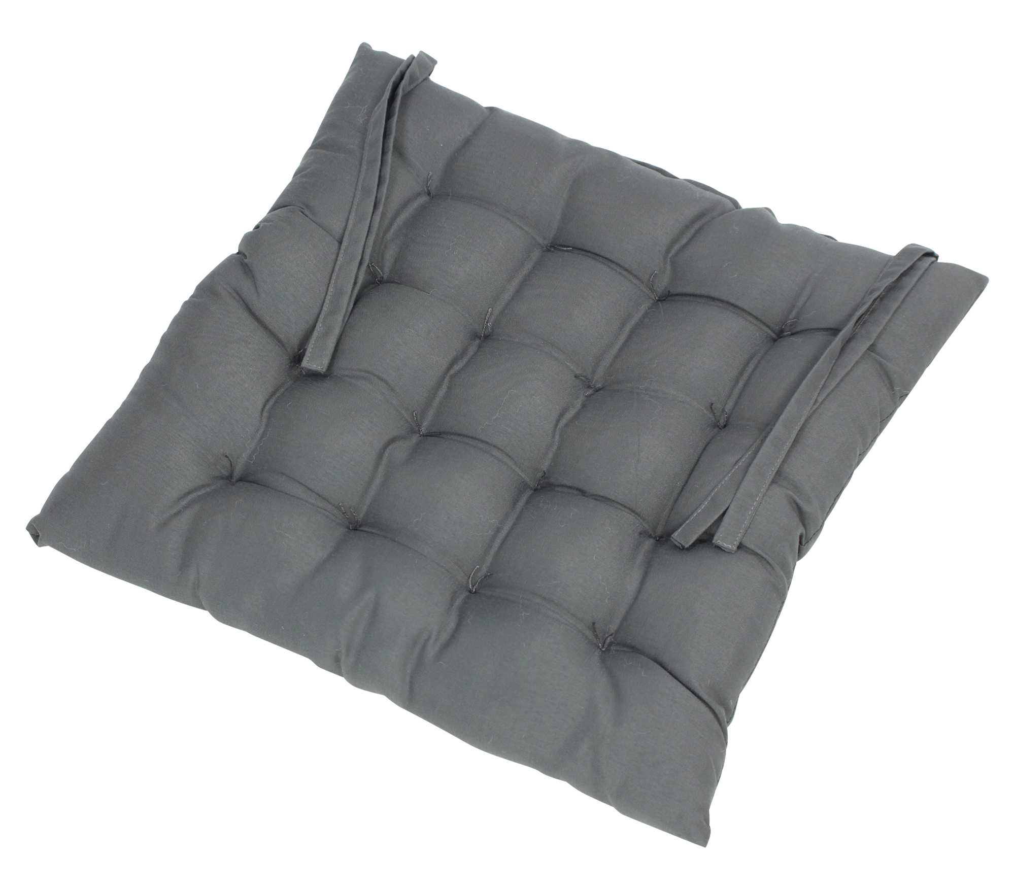 Acheter Lot de 4 coussins d'assise "Grey"  dans la boutique en ligne de Frank Flechtwaren pour Cuisine