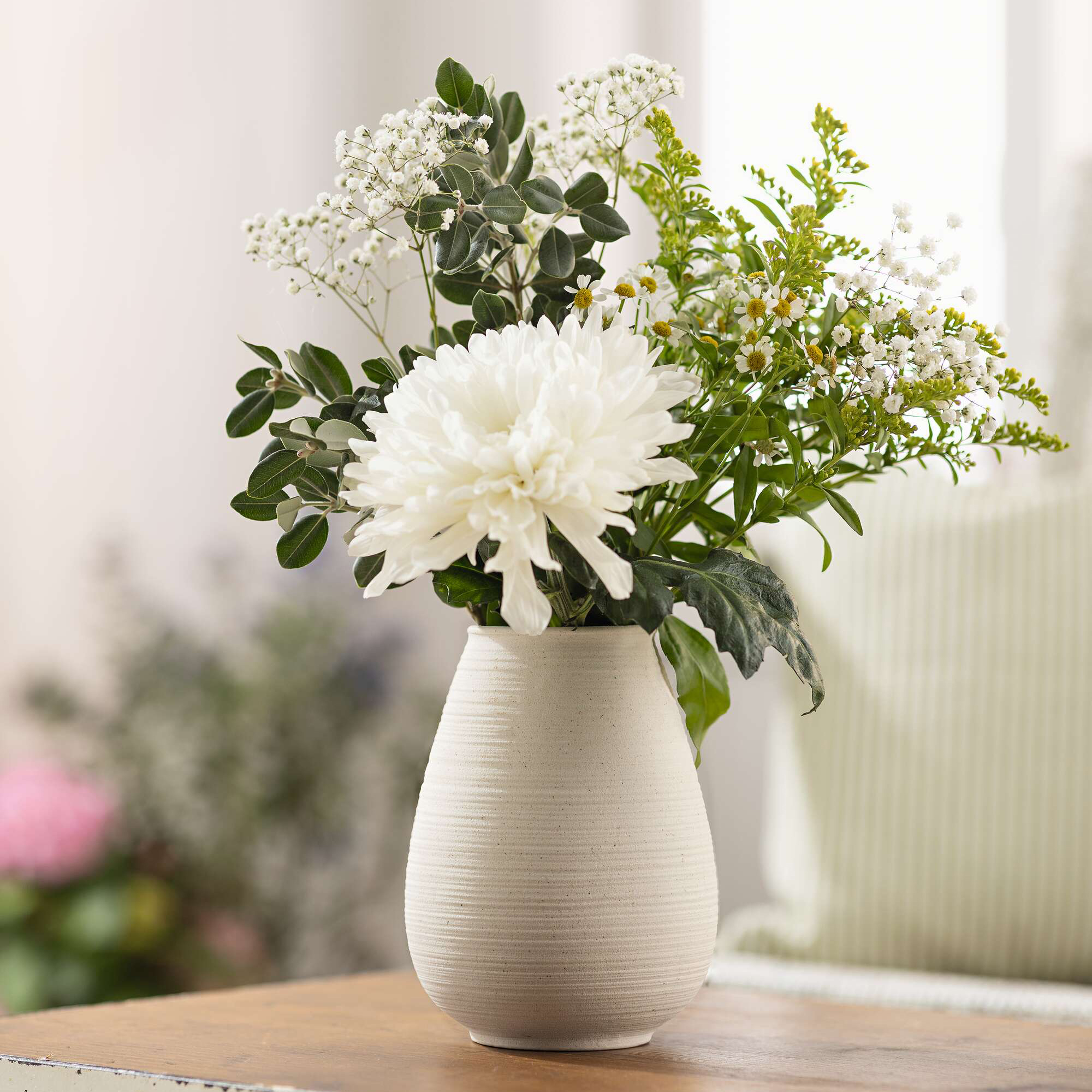 Acheter Vase décoratif "écru"  dans la boutique en ligne de Frank Flechtwaren
