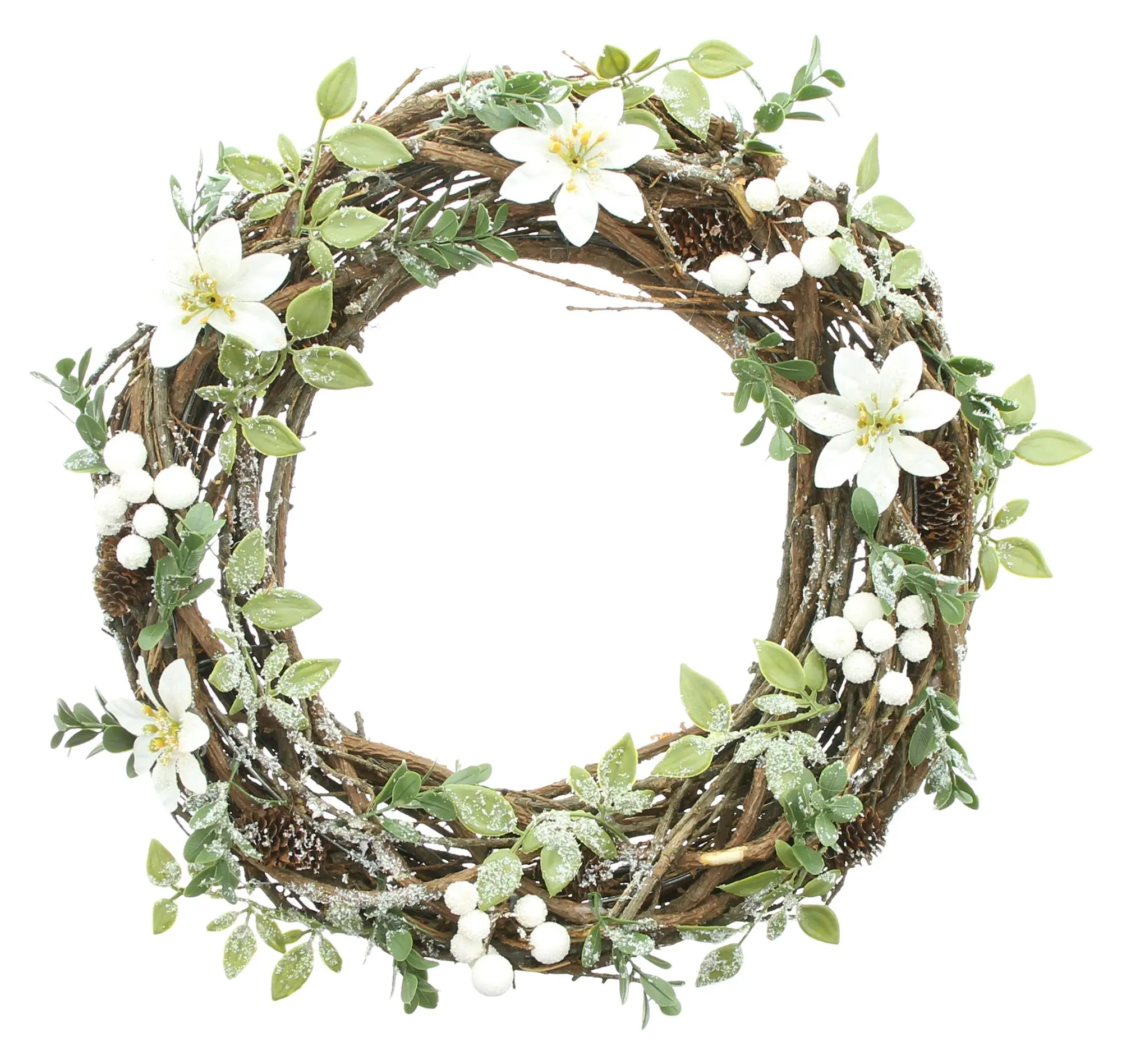 Acheter Couronne "rose de Noël"  dans la boutique en ligne de Frank Flechtwaren pour Couronnes de Noël
