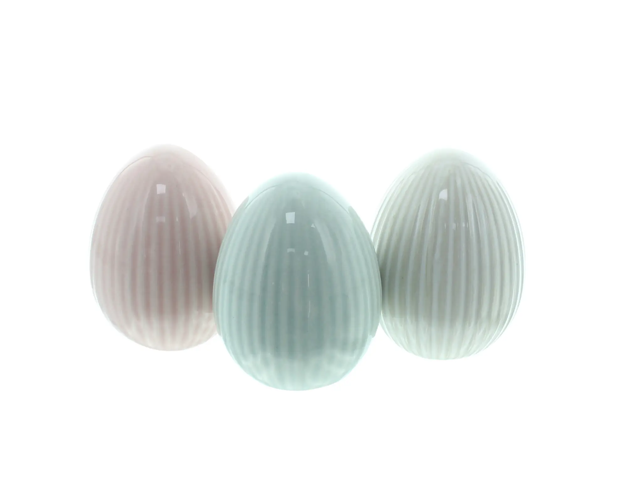 Acheter Lot de 3 oeufs de pâques "structure"  dans la boutique en ligne de Frank Flechtwaren pour Oeufs Pâques