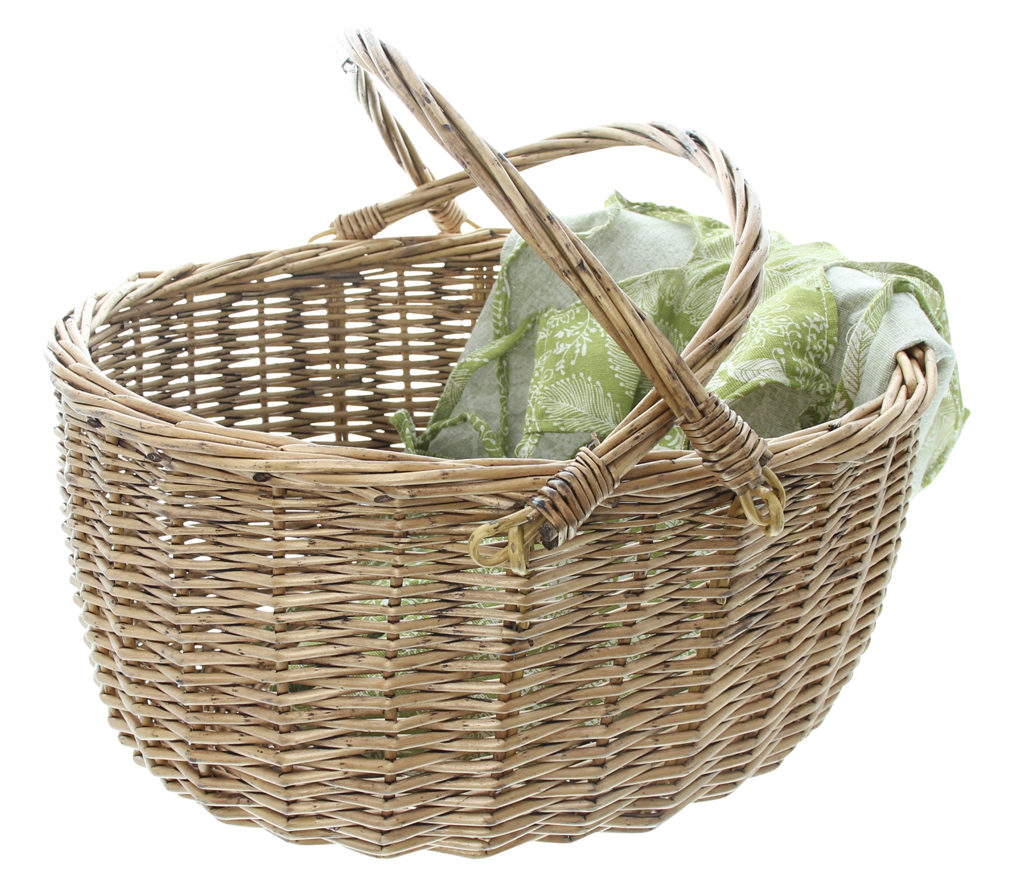 Acheter Panier à courses "feuillage"  dans la boutique en ligne de Frank Flechtwaren pour Paniers de présentation