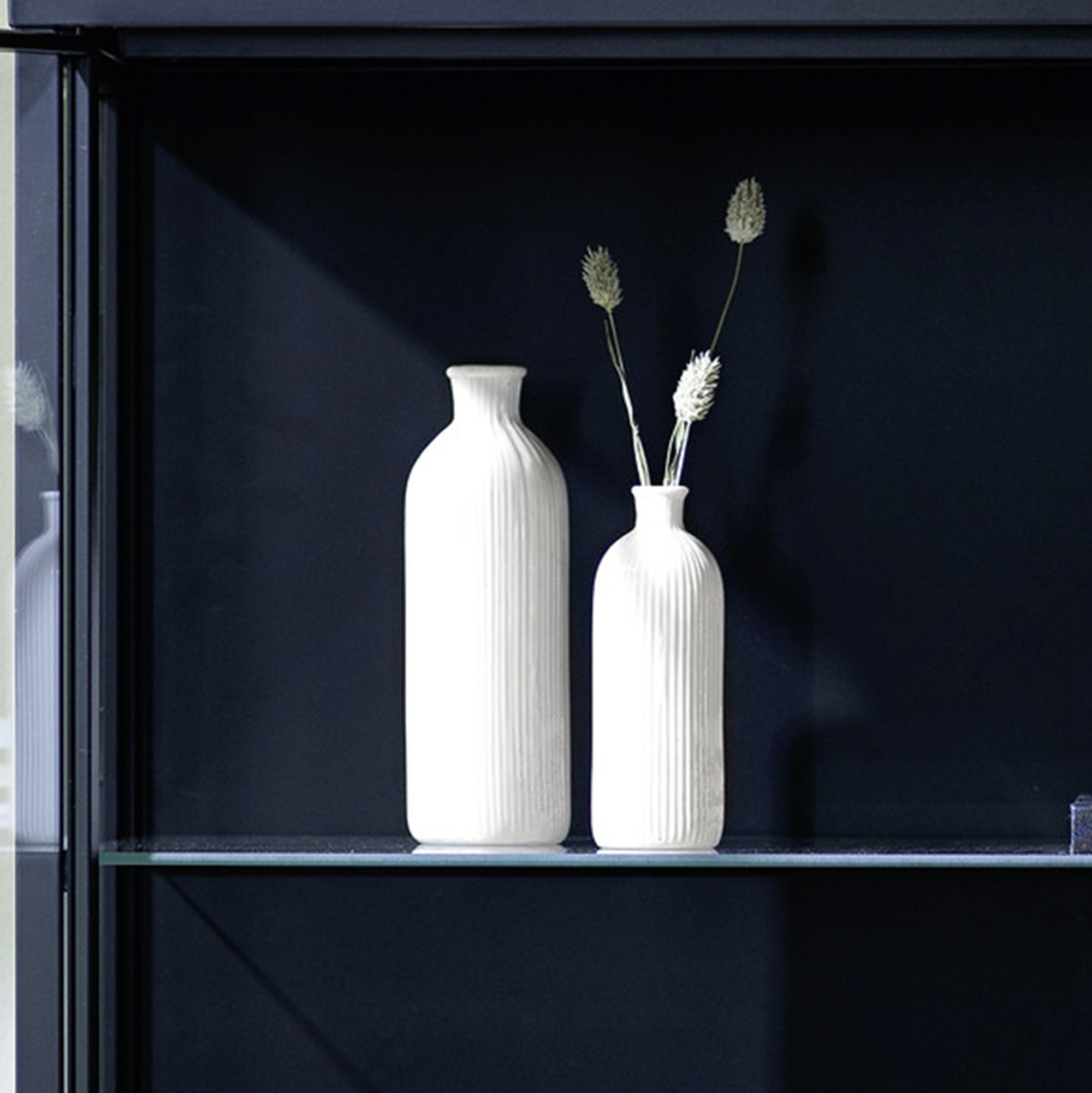 Acheter Lot de 2 vases décoratifs "blanc"  dans la boutique en ligne de Frank Flechtwaren