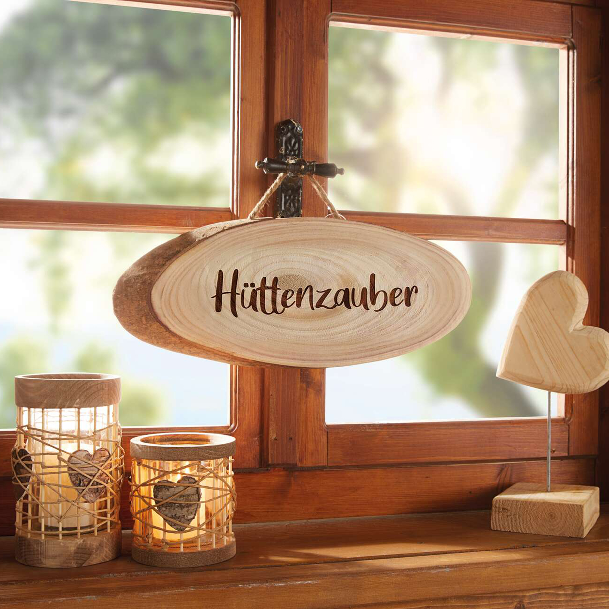 Acheter Panneau "Hüttenzauber"  dans la boutique en ligne de Frank Flechtwaren