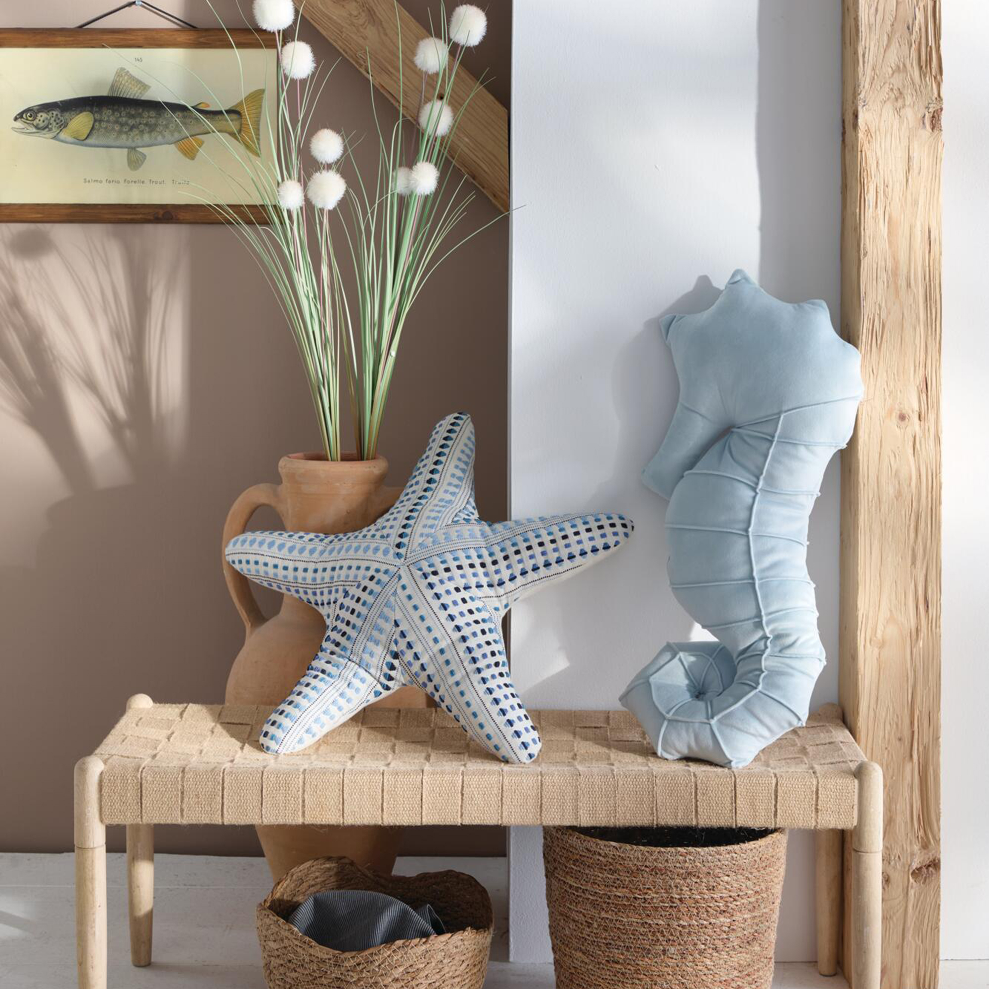 Acheter Coussin décoratif "Hippocampe"  dans la boutique en ligne de Frank Flechtwaren pour Coussins et coussins intérieurs