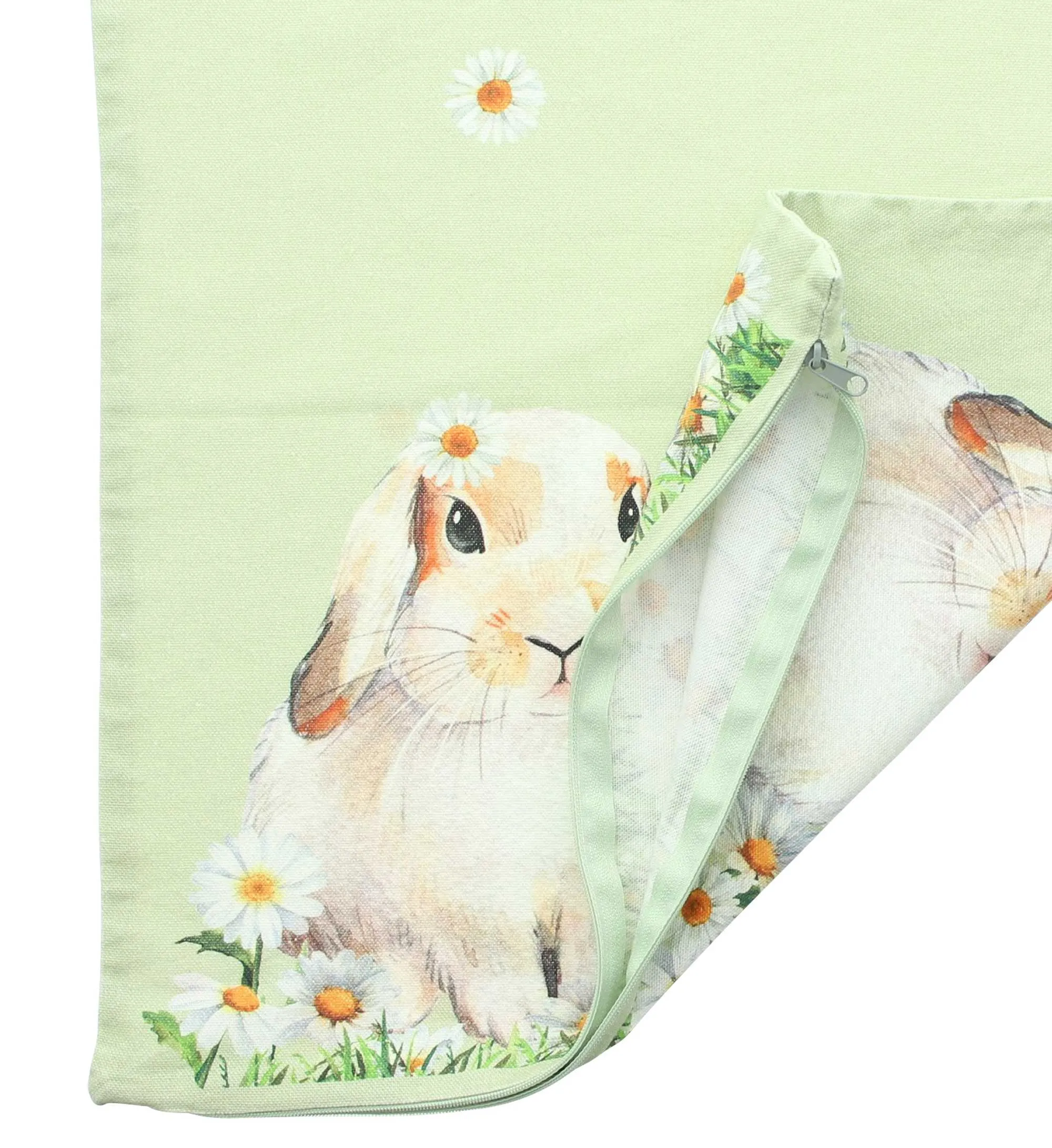 Acheter Housse de coussin "lapin fleurs"  dans la boutique en ligne de Frank Flechtwaren pour Coussins &amp; remplissages