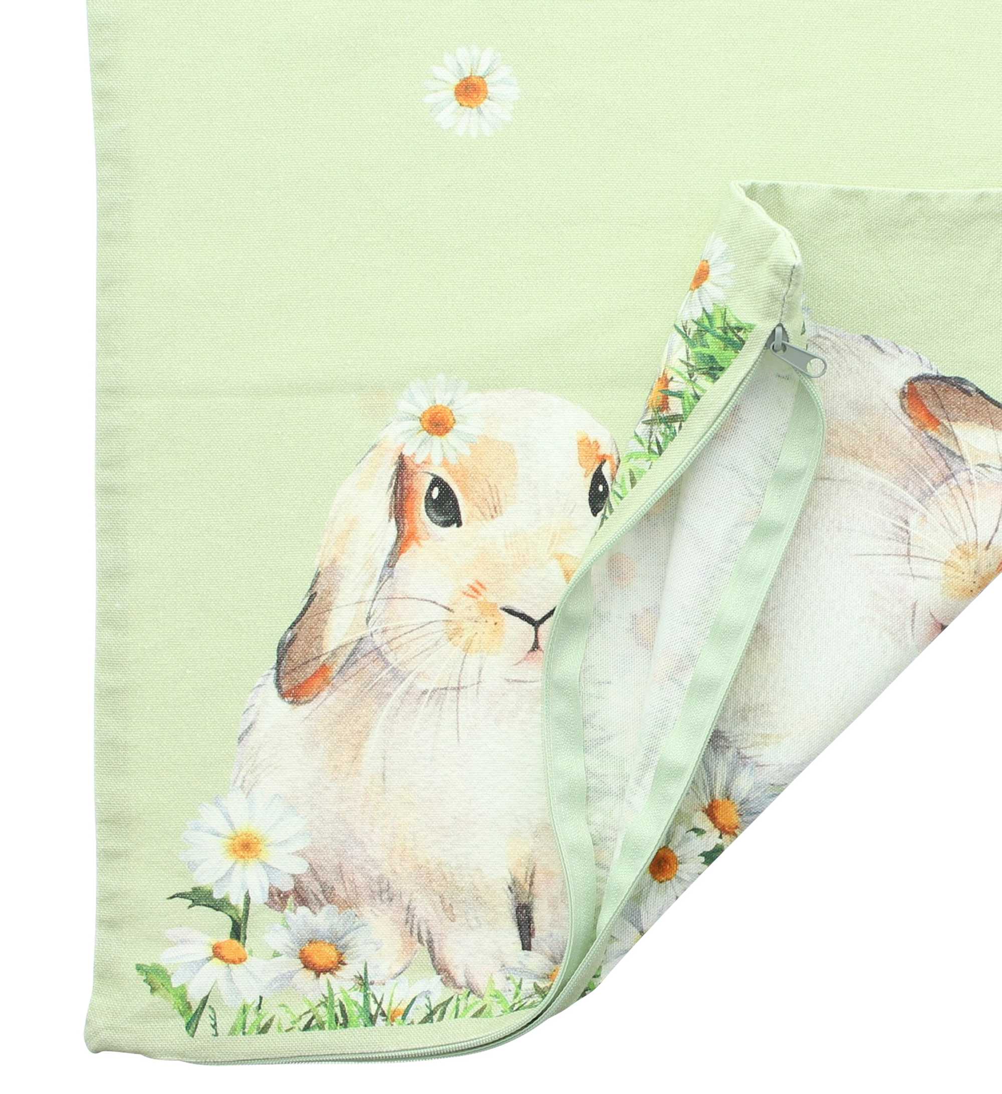 Acheter Housse de coussin "lapin fleurs"  dans la boutique en ligne de Frank Flechtwaren pour Textiles de table