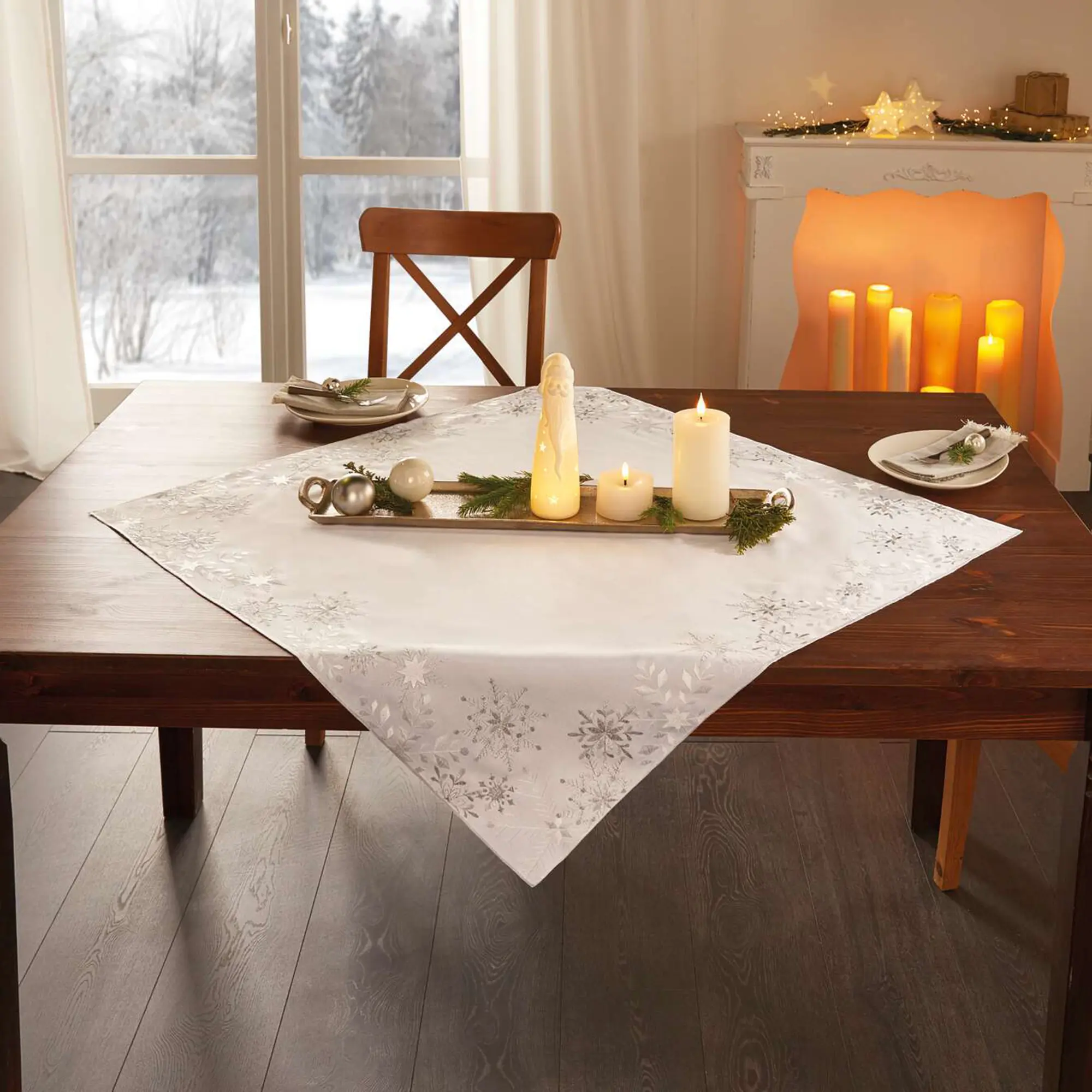 Acheter Nappe "magie de la neige"  dans la boutique en ligne de Frank Flechtwaren
