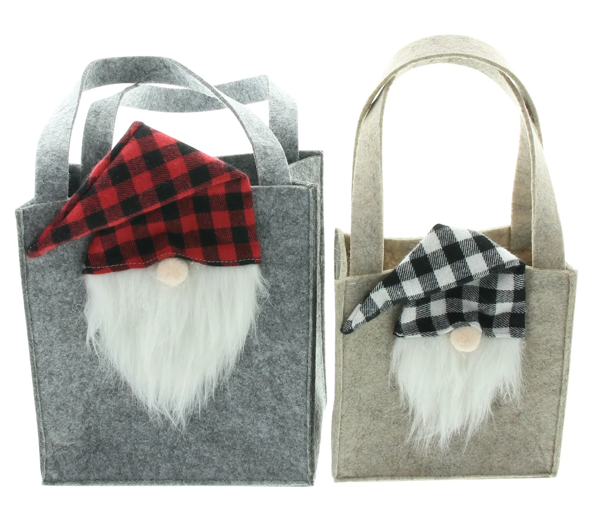 Acheter Lot de 2 sacs "lutin à carreaux"  dans la boutique en ligne de Frank Flechtwaren pour Sacs et sachets cadeaux