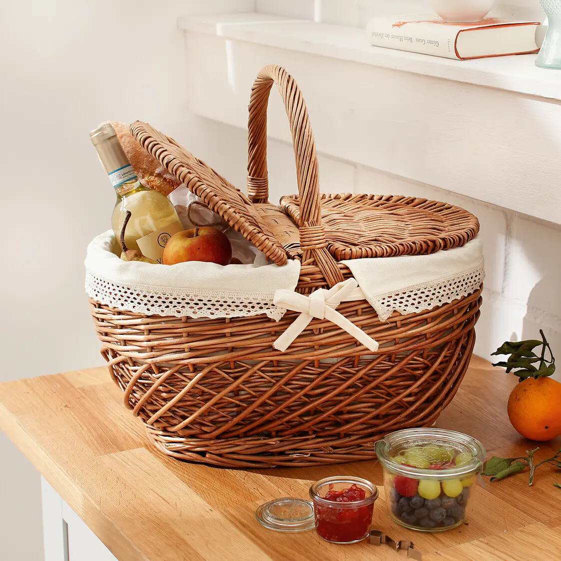 Acheter Panier pique-nique "campagne"  dans la boutique en ligne de Frank Flechtwaren pour Paniers pique-nique
