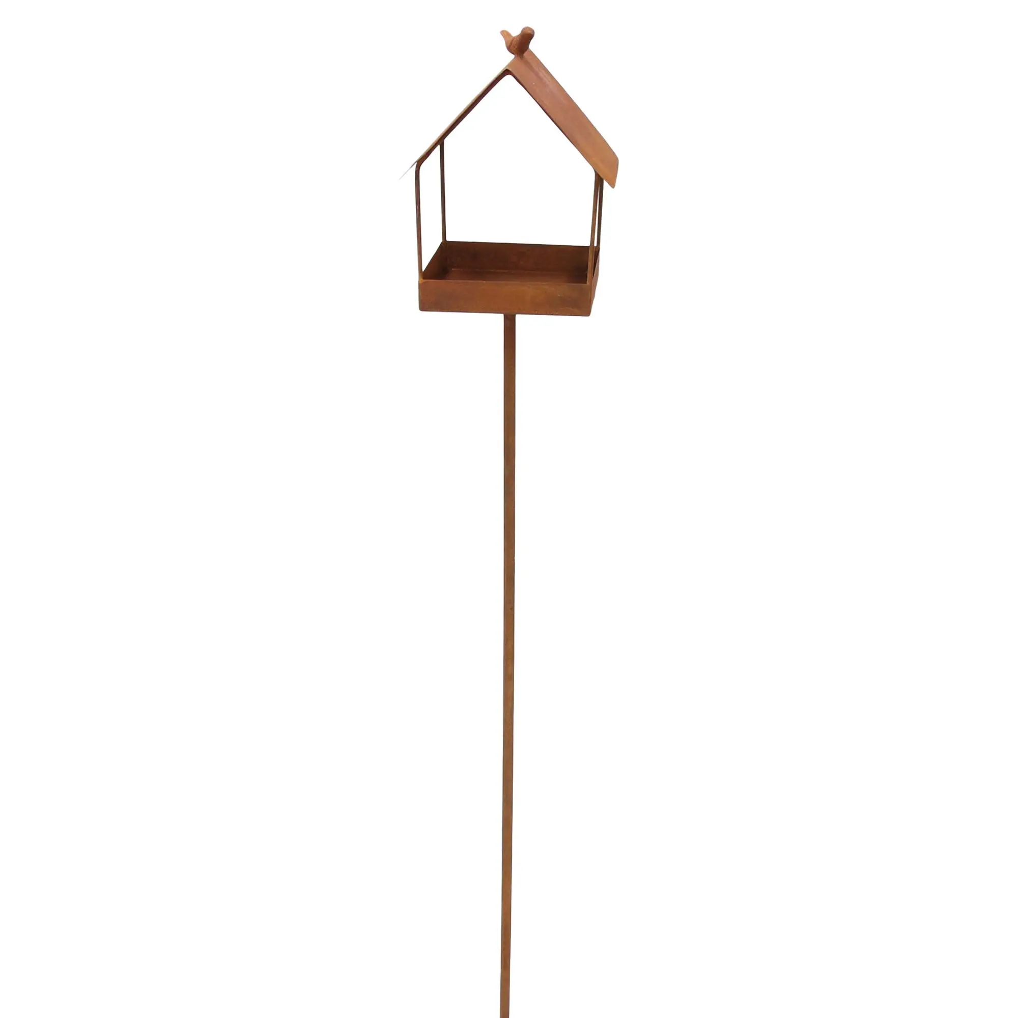 Acheter Pic de jardin "maison d'oiseau"  dans la boutique en ligne de Frank Flechtwaren pour Décoration rouille pour votre jardin