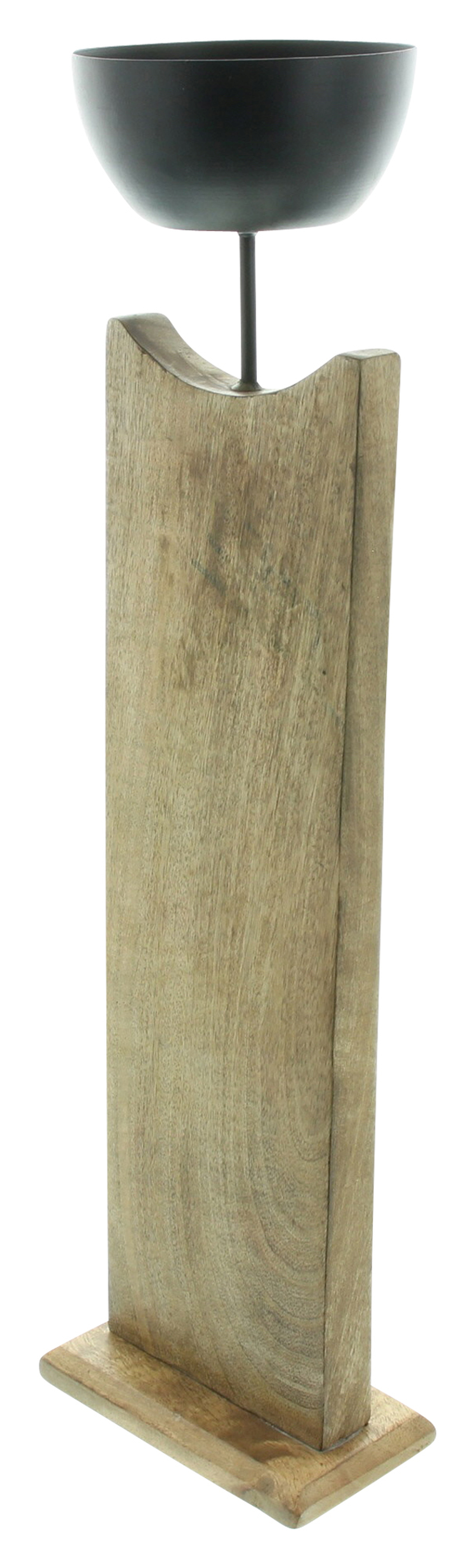 Acheter Bougeoir "colonne en bois"  dans la boutique en ligne de Frank Flechtwaren pour Noël